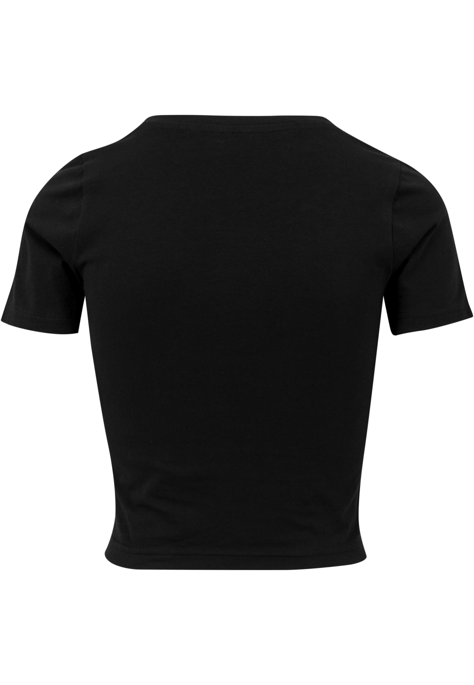 Ladies Cropped Tee black | black