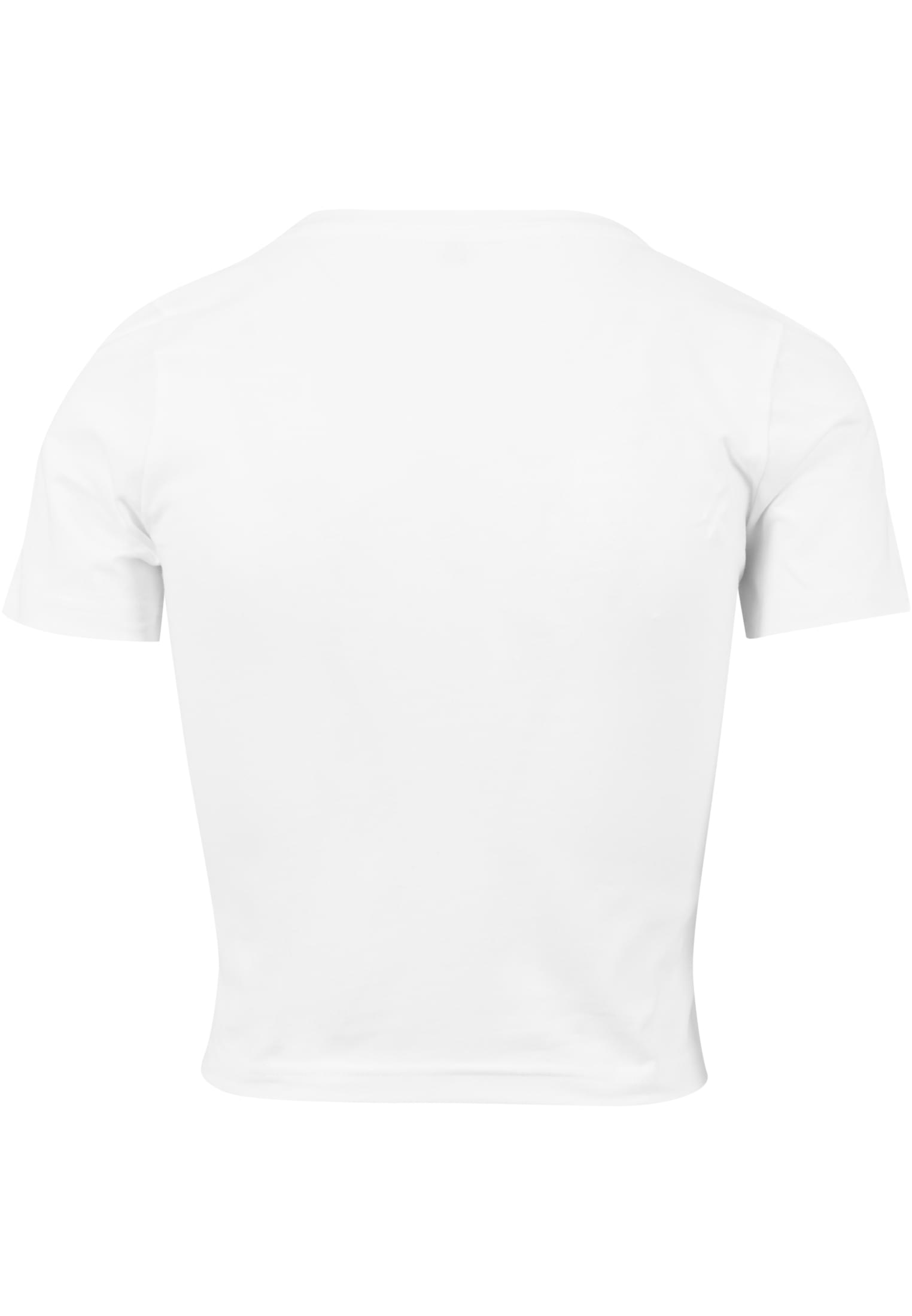 Ladies Cropped Tee white | white