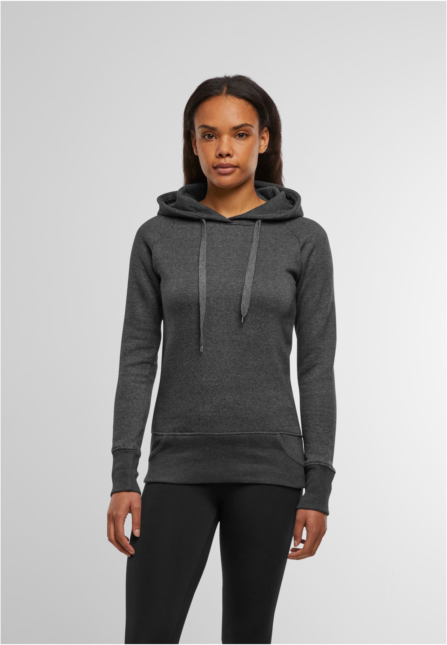 Ladies Cuff Pockets Hoody charcoal | charcoal