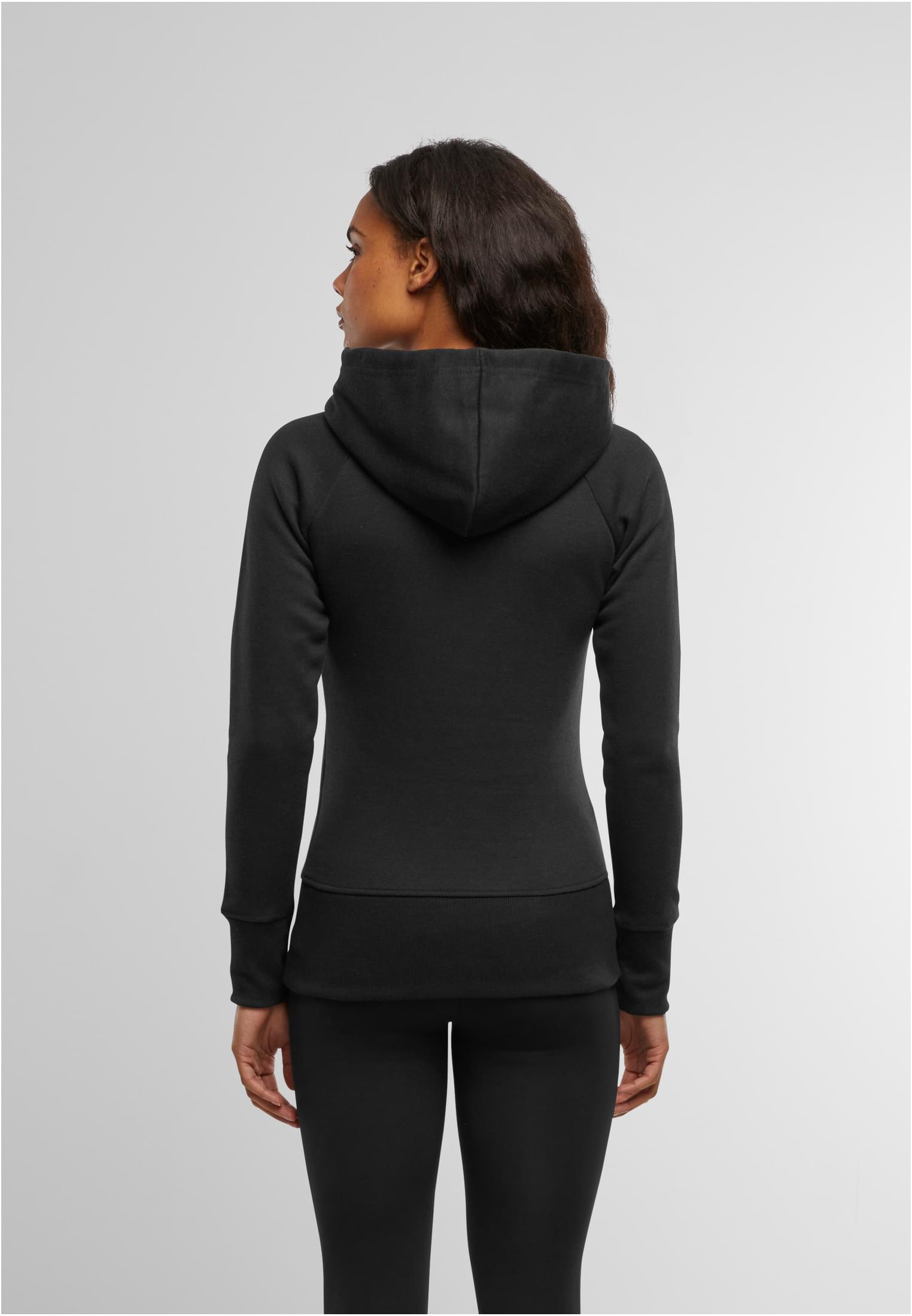 Ladies Cuff Pockets Hoody black | black