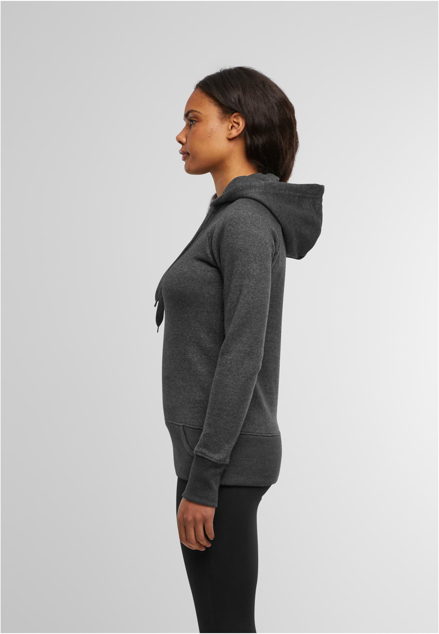 Ladies Cuff Pockets Hoody charcoal | charcoal