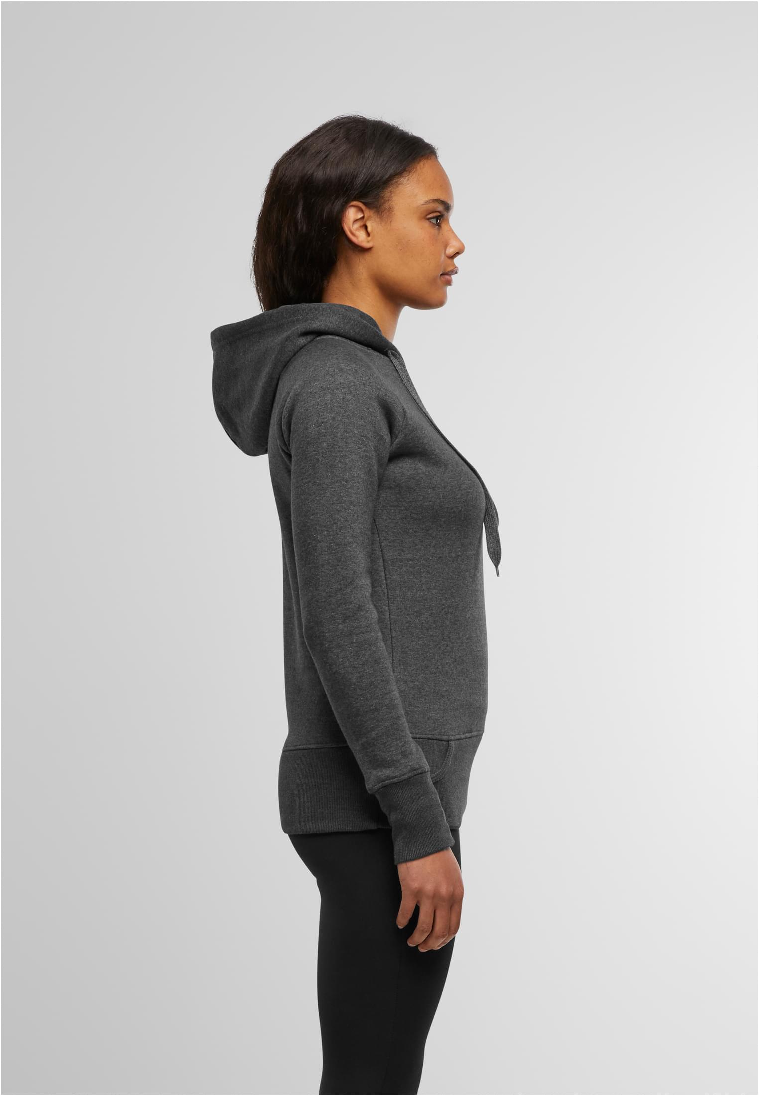 Ladies Cuff Pockets Hoody charcoal | charcoal