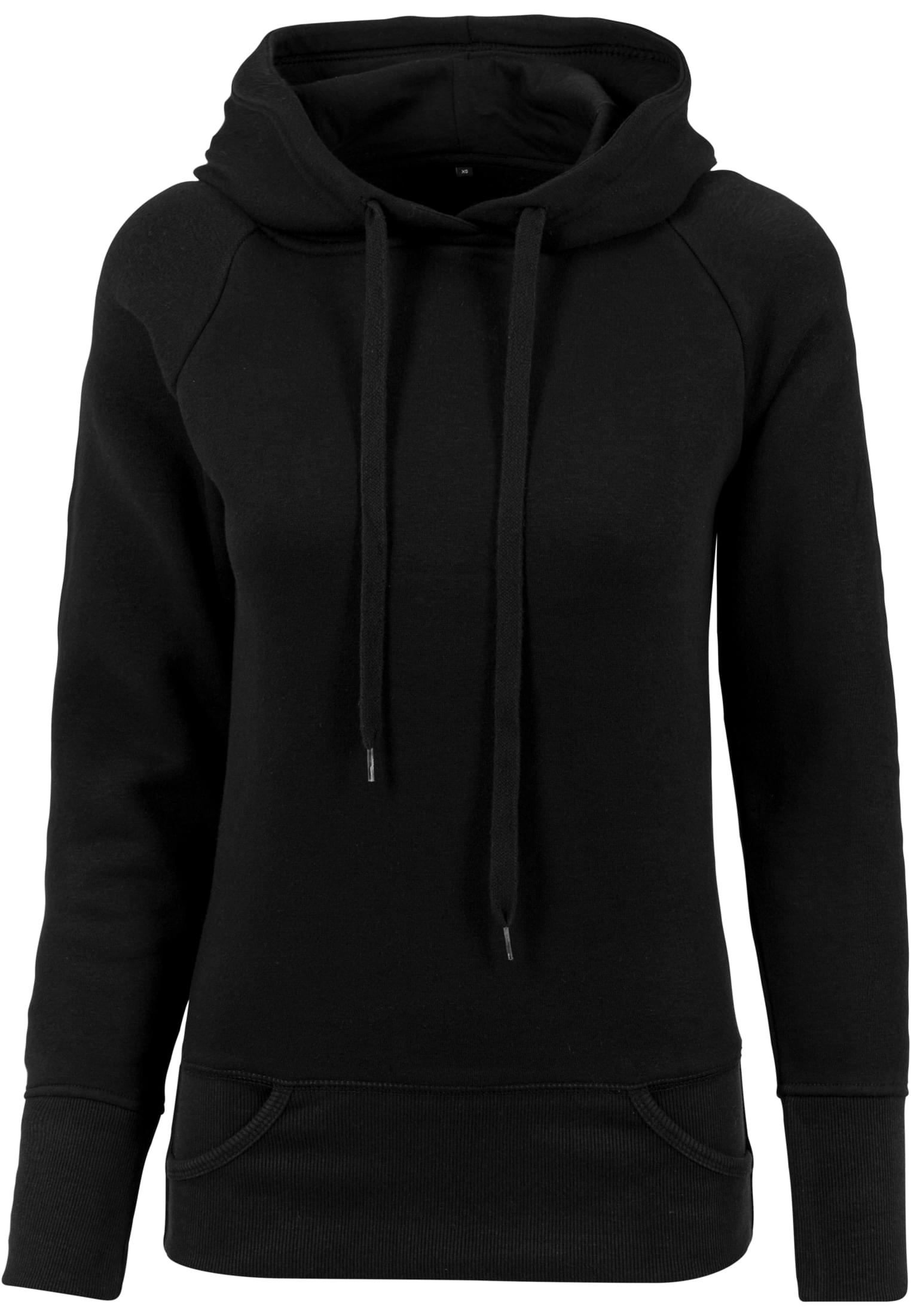 Ladies Cuff Pockets Hoody black | black