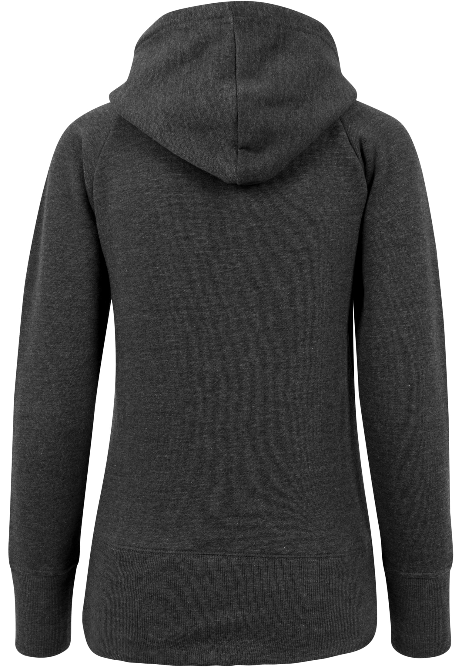 Ladies Cuff Pockets Hoody charcoal | charcoal