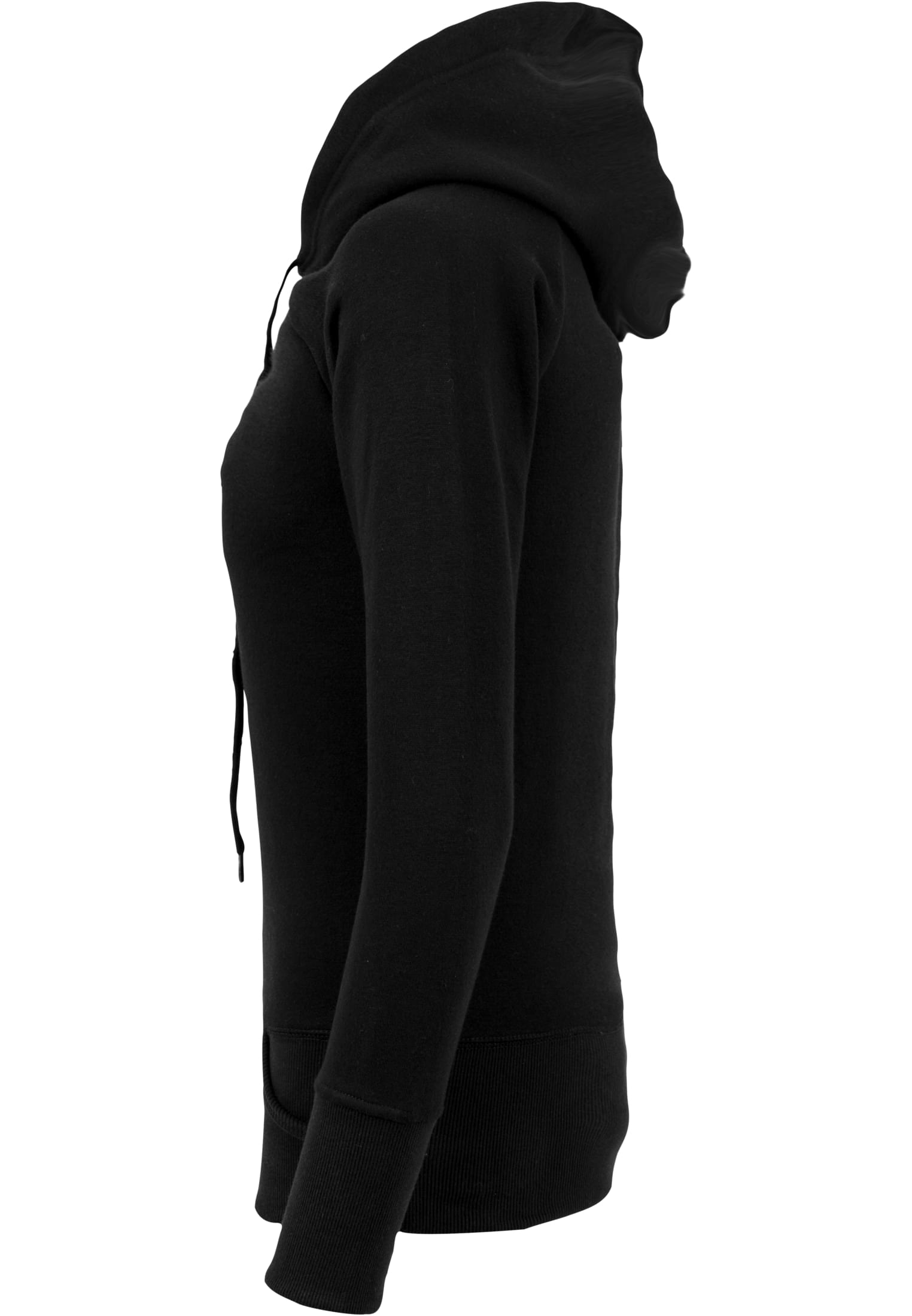 Ladies Cuff Pockets Hoody black | black