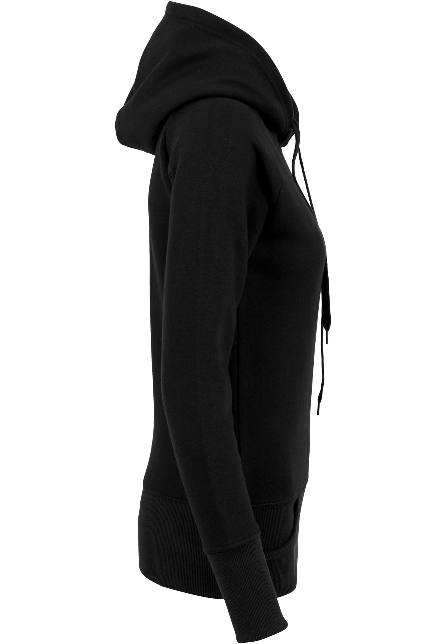 Ladies Cuff Pockets Hoody black | black