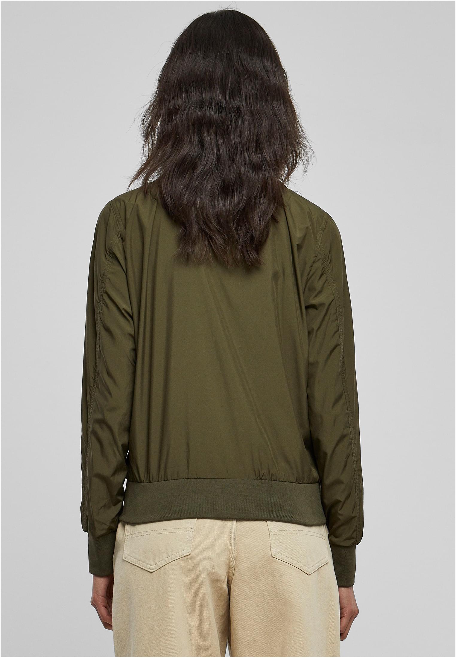 Ladies Bomber Jacket dark olive | dark olive