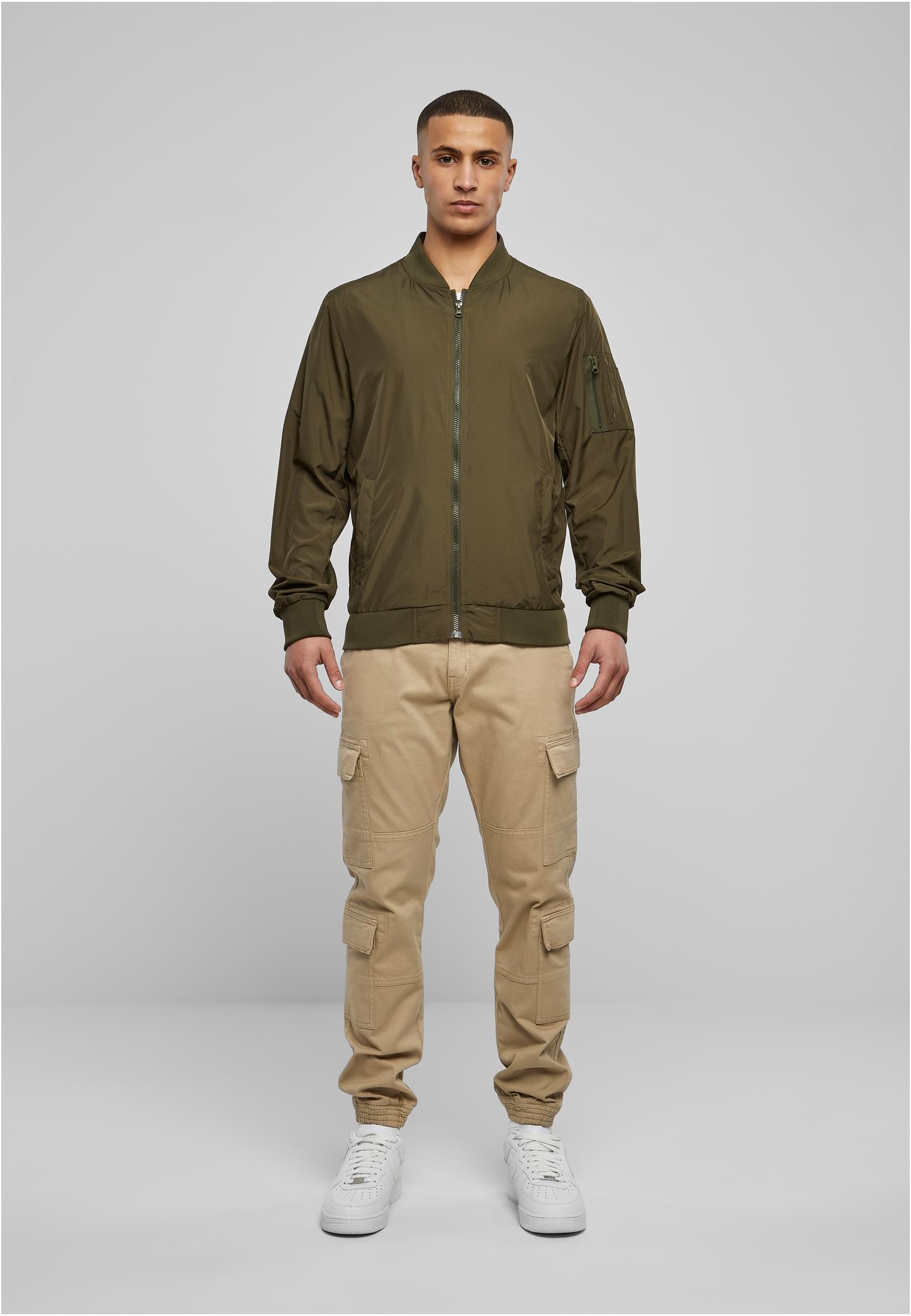 Light Bomber Jacket dark olive | dark olive