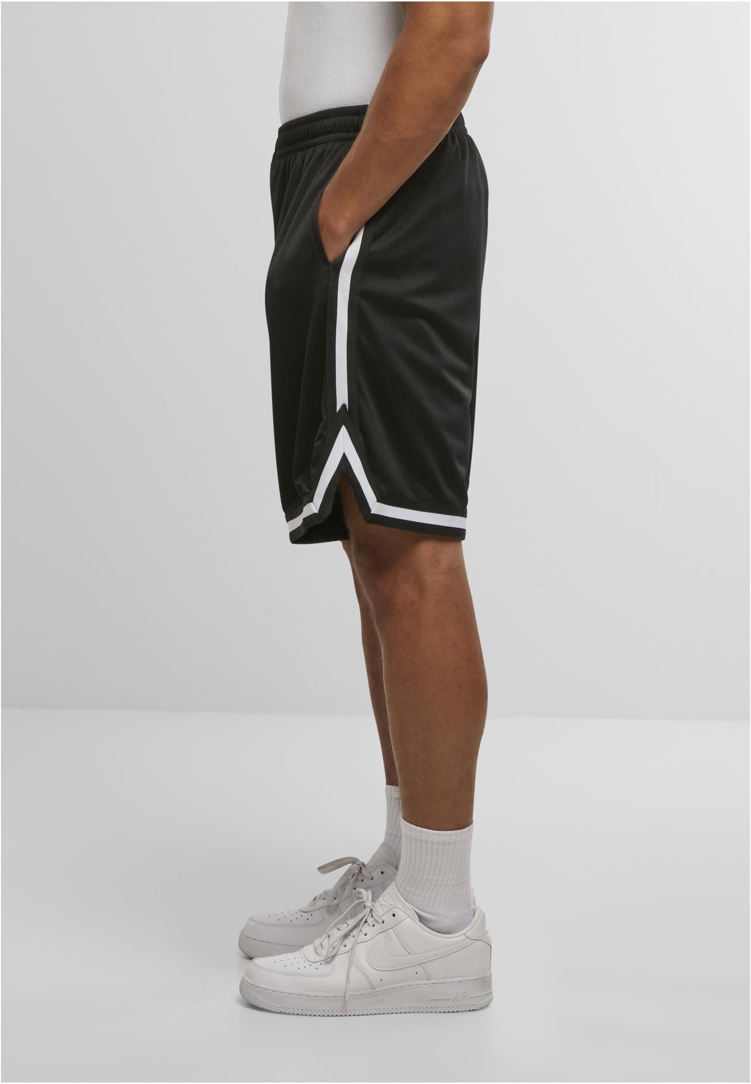 Two-tone Mesh Shorts blk/blk/wht | blk/blk/wht