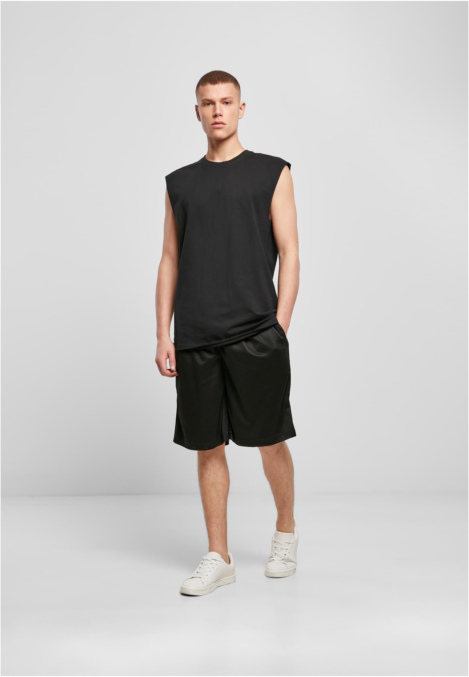 Sleeveless Tee black | black