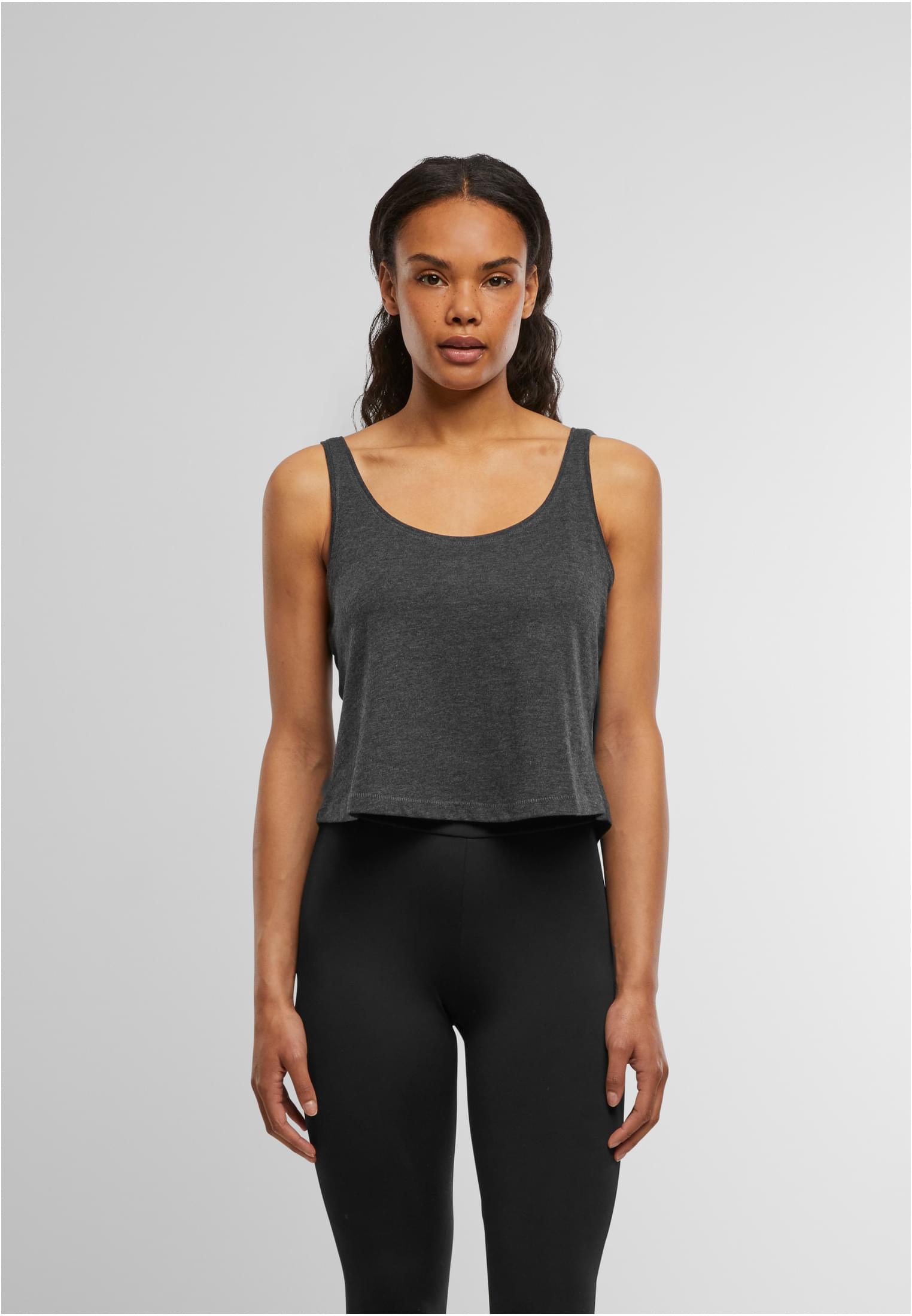 Ladies Oversized Tanktop charcoal | charcoal