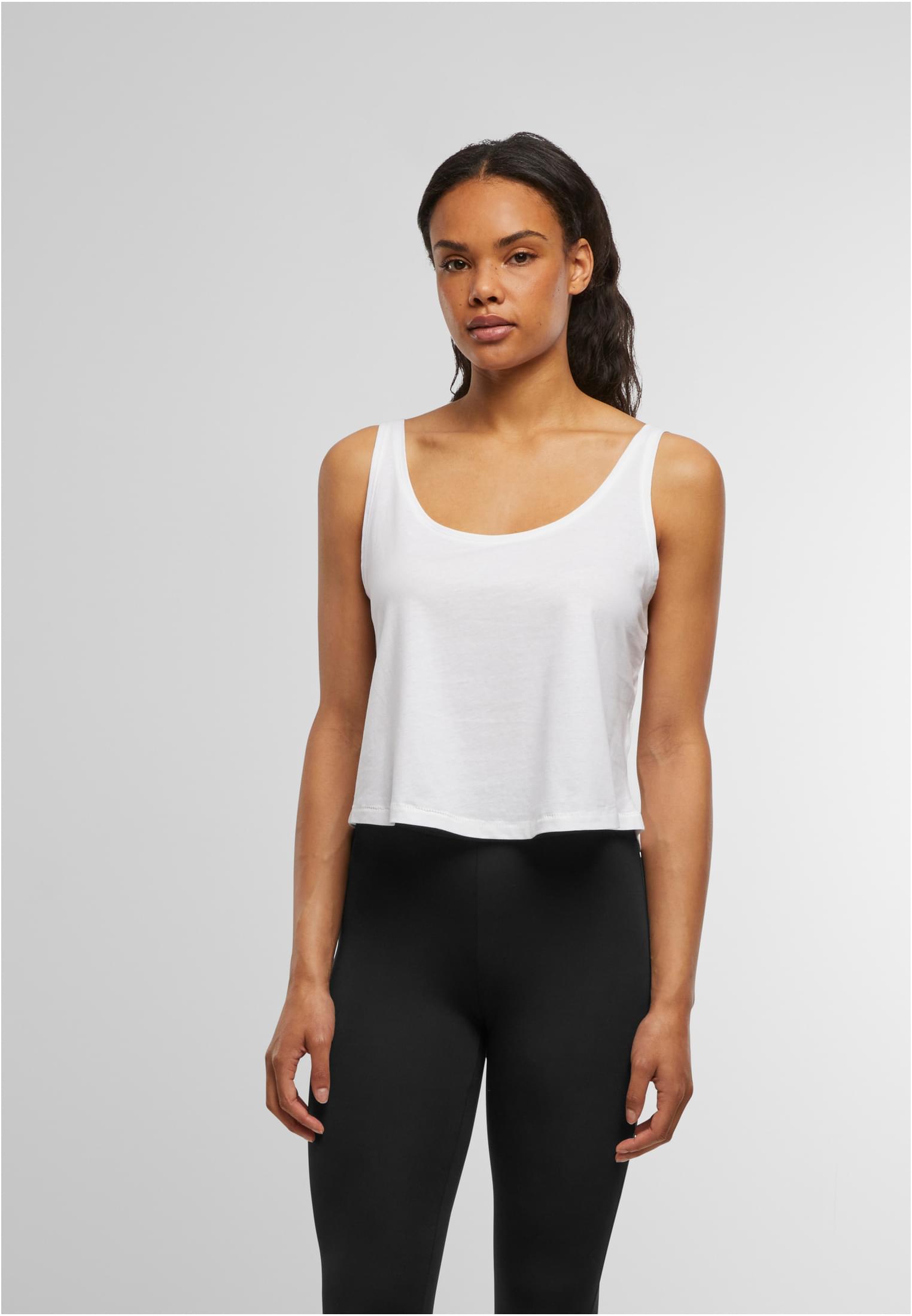 Ladies Oversized Tanktop white | white