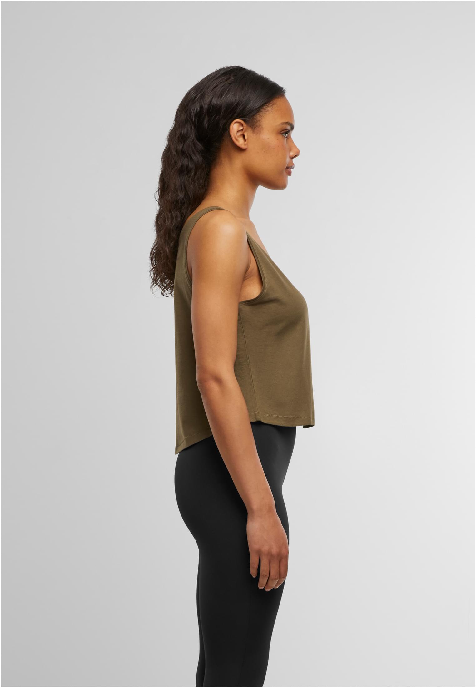Ladies Oversized Tanktop olive | olive