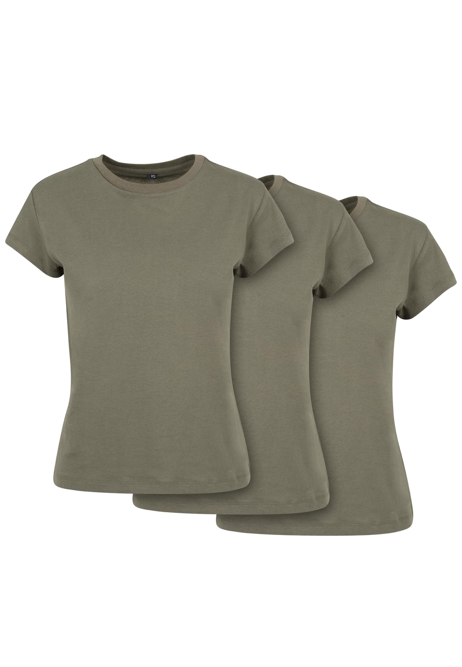 Ladies Box Tee 3-Pack olive | olive