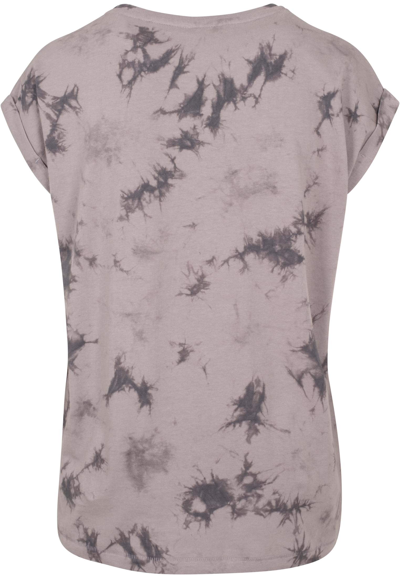 Ladies Batik Dye Extended Shoulder Tee lightgrey grey | lightgrey grey