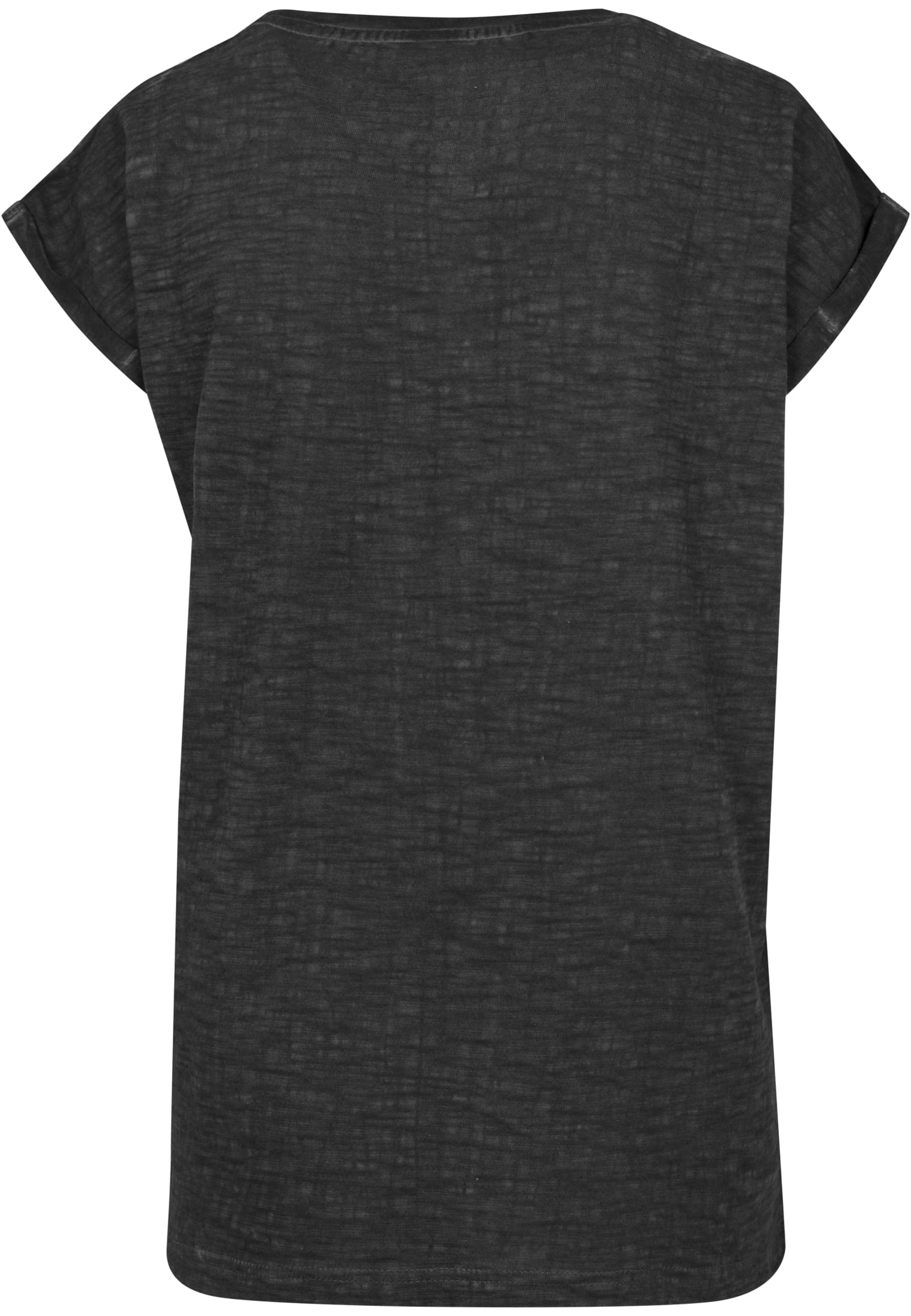 Ladies Spray Dye Extended Shoulder Tee darkgrey | darkgrey