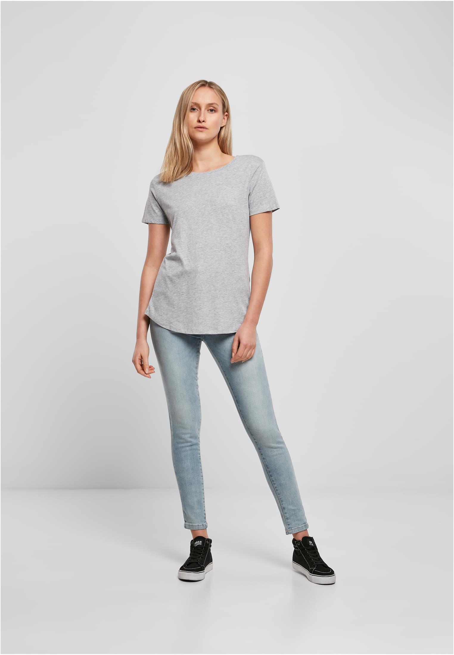 Ladies Fit Tee heather grey | heather grey
