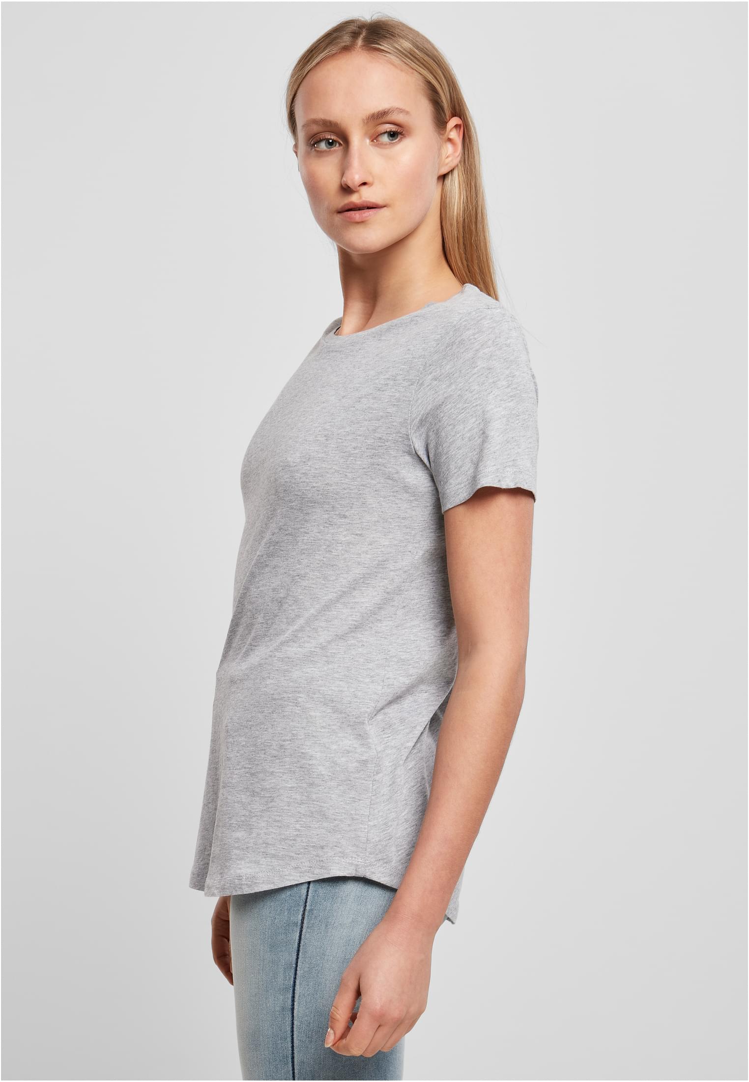 Ladies Fit Tee heather grey | heather grey