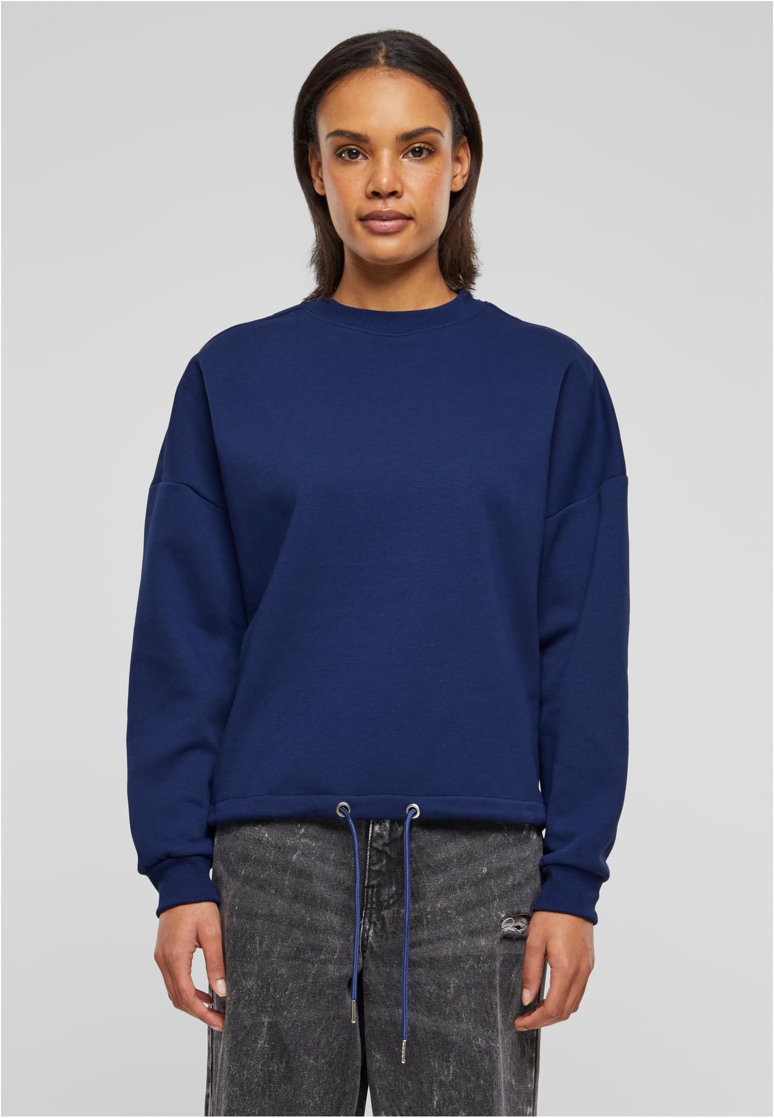 Ladies Oversize Crewneck light navy | light navy