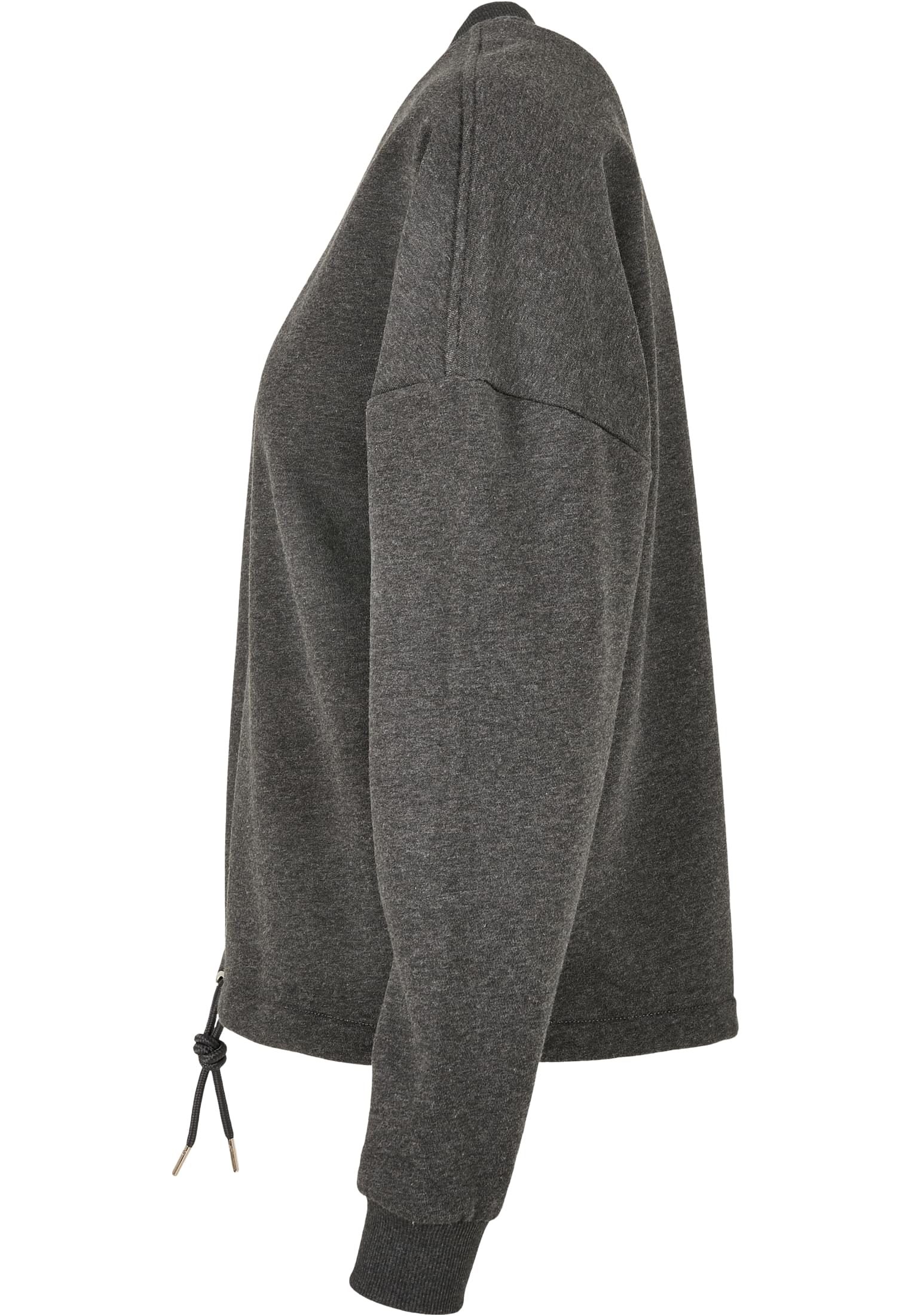 Ladies Oversize Crewneck charcoal | charcoal