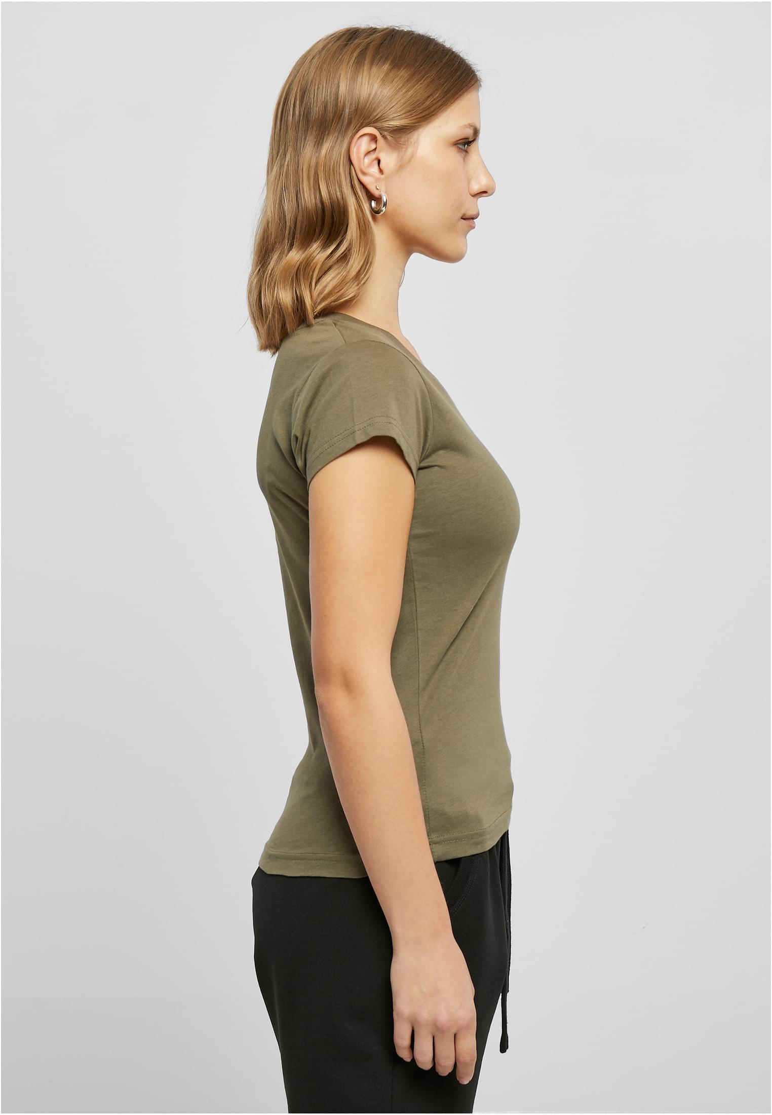 Ladies Basic Tee olive | olive