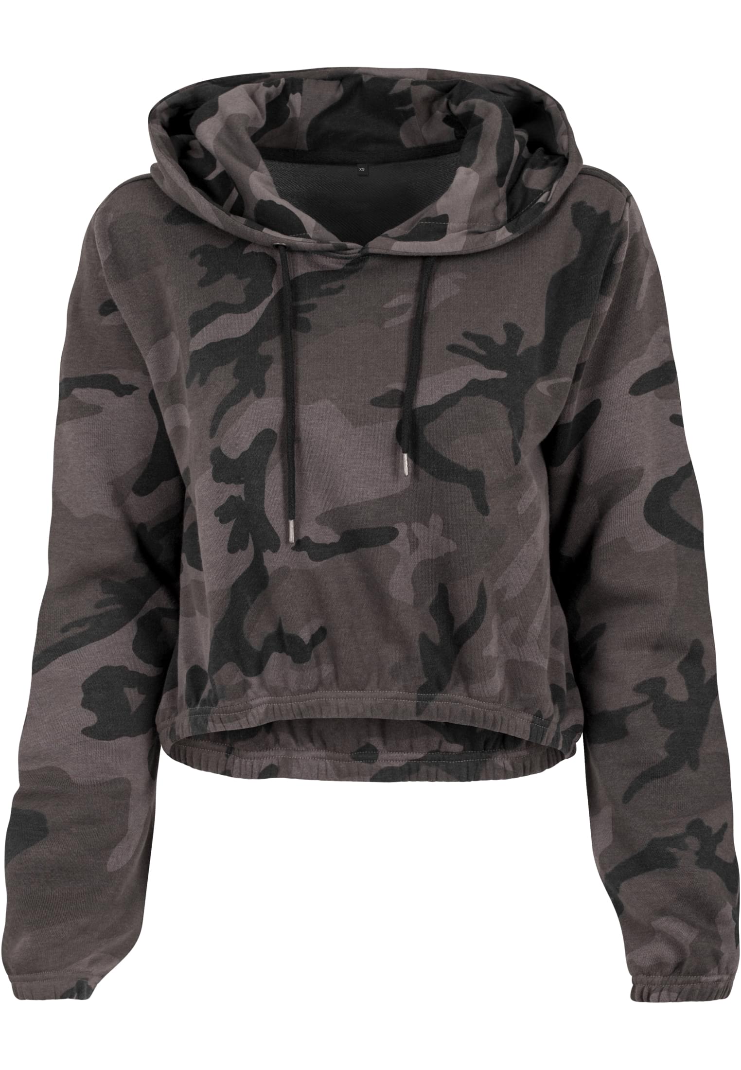 Ladies Camo Cropped Hoody dark camo | dark camo