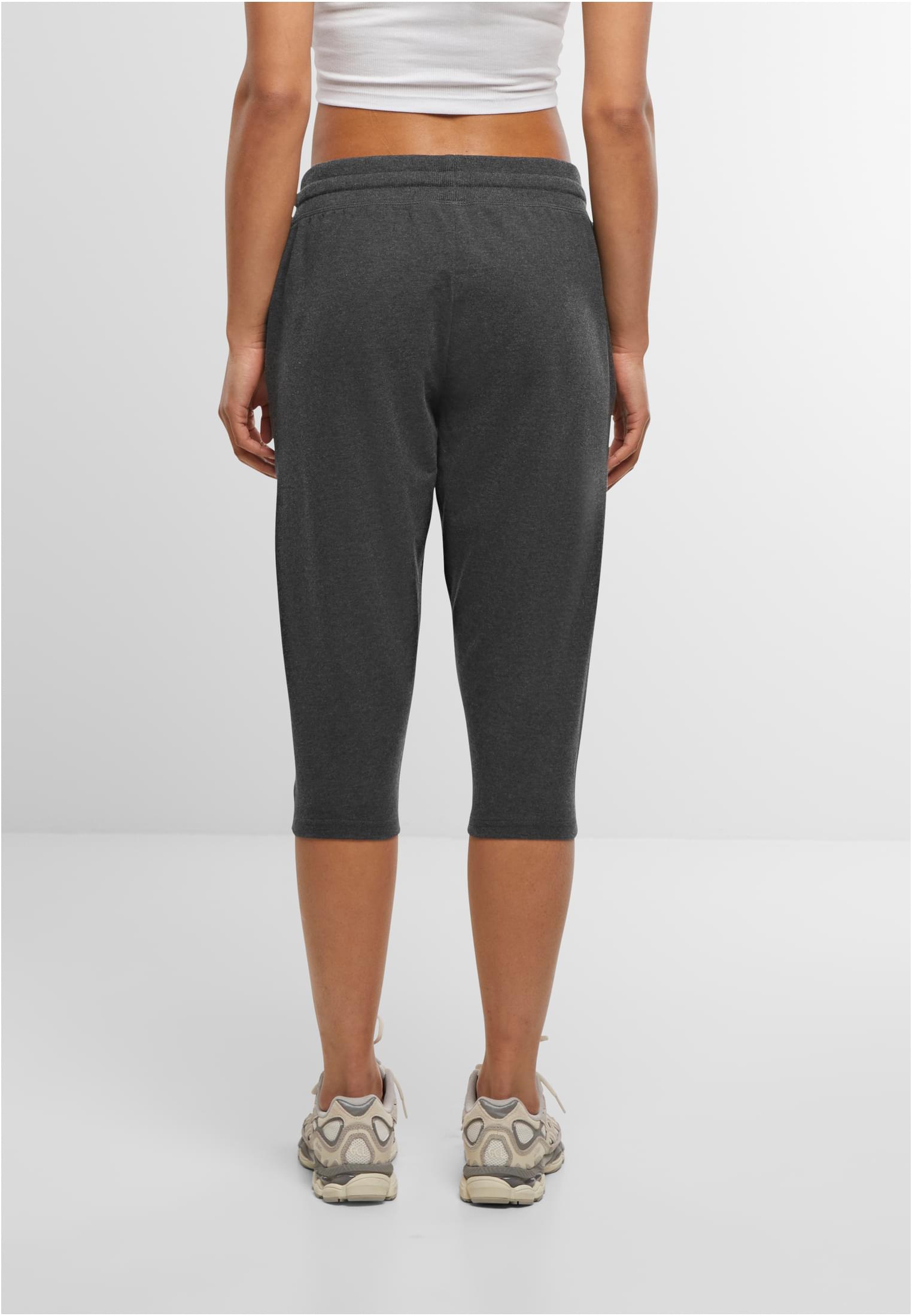 Ladies Terry 3/4 Jogging Pants charcoal | charcoal