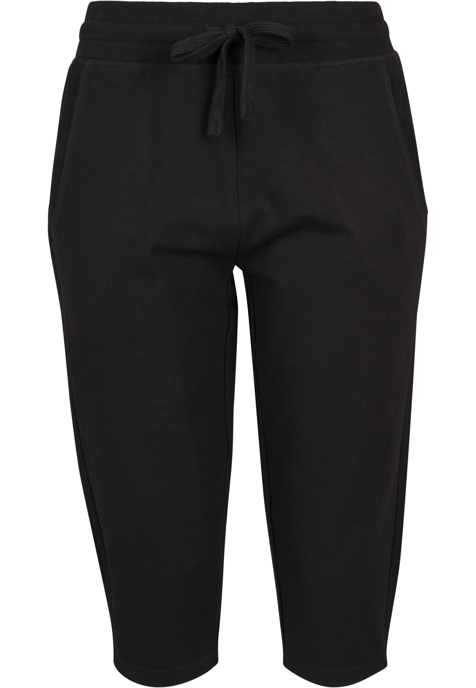 Ladies Terry 3/4 Jogging Pants black | black