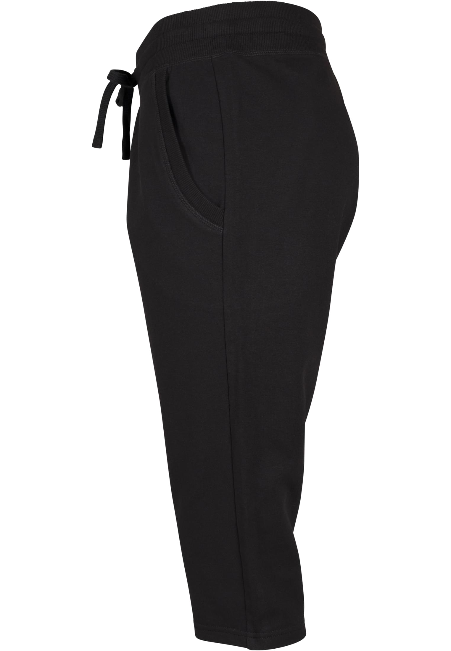 Ladies Terry 3/4 Jogging Pants black | black