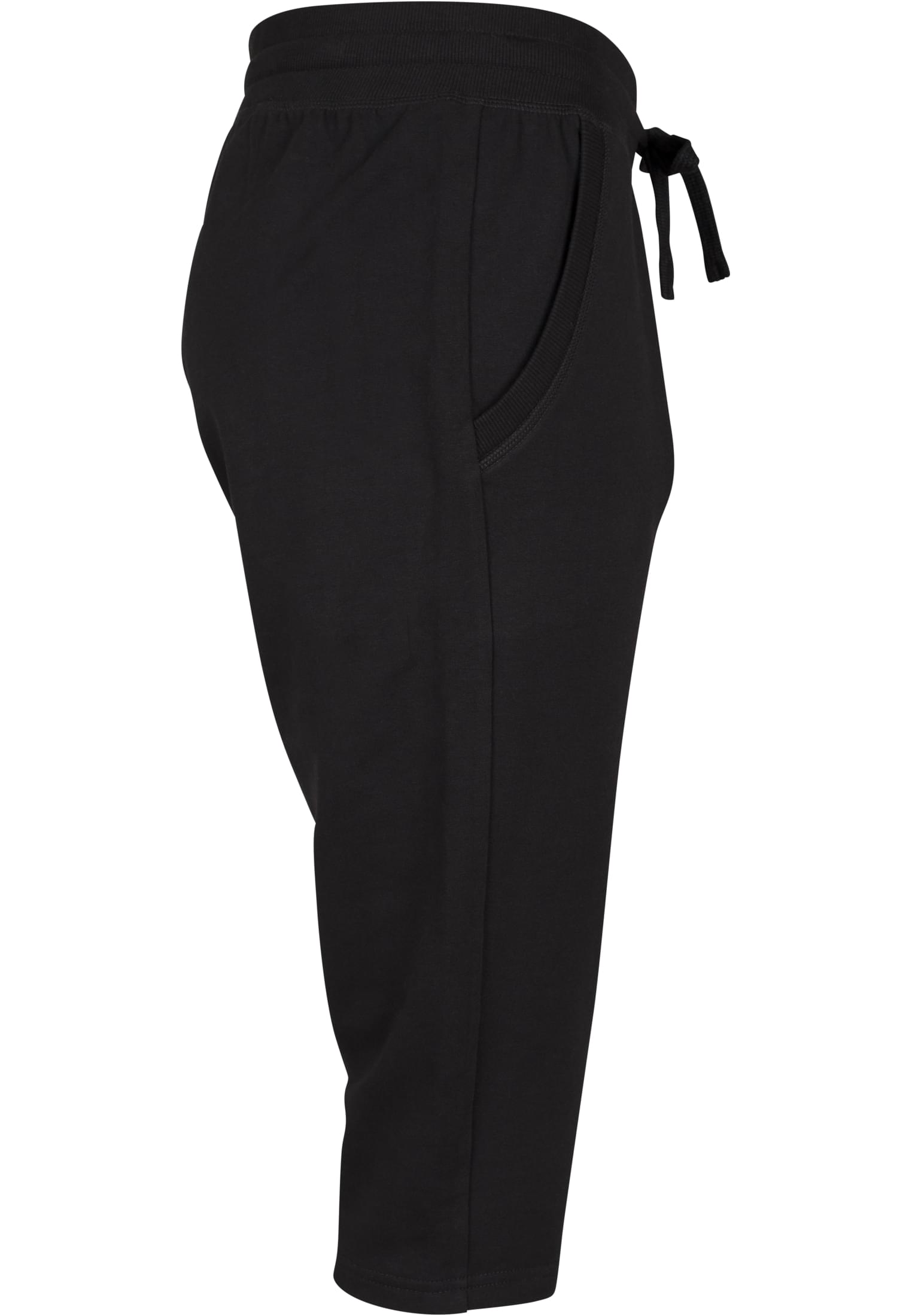 Ladies Terry 3/4 Jogging Pants black | black