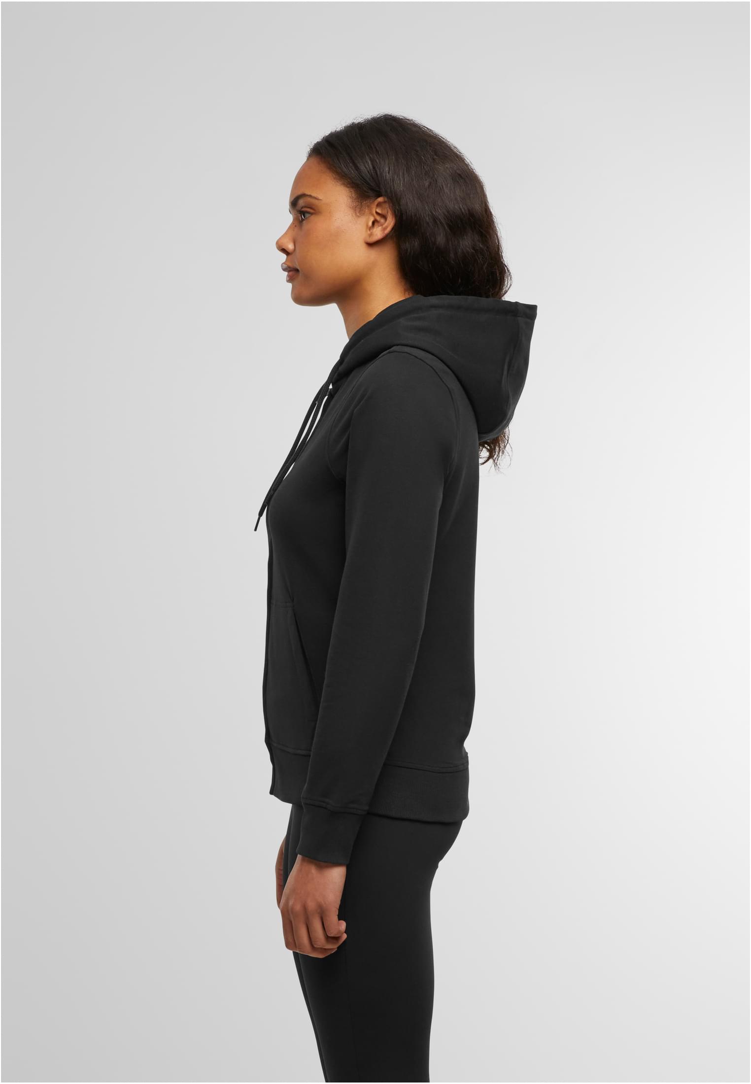 Ladies Terry Zip Hoody black | black