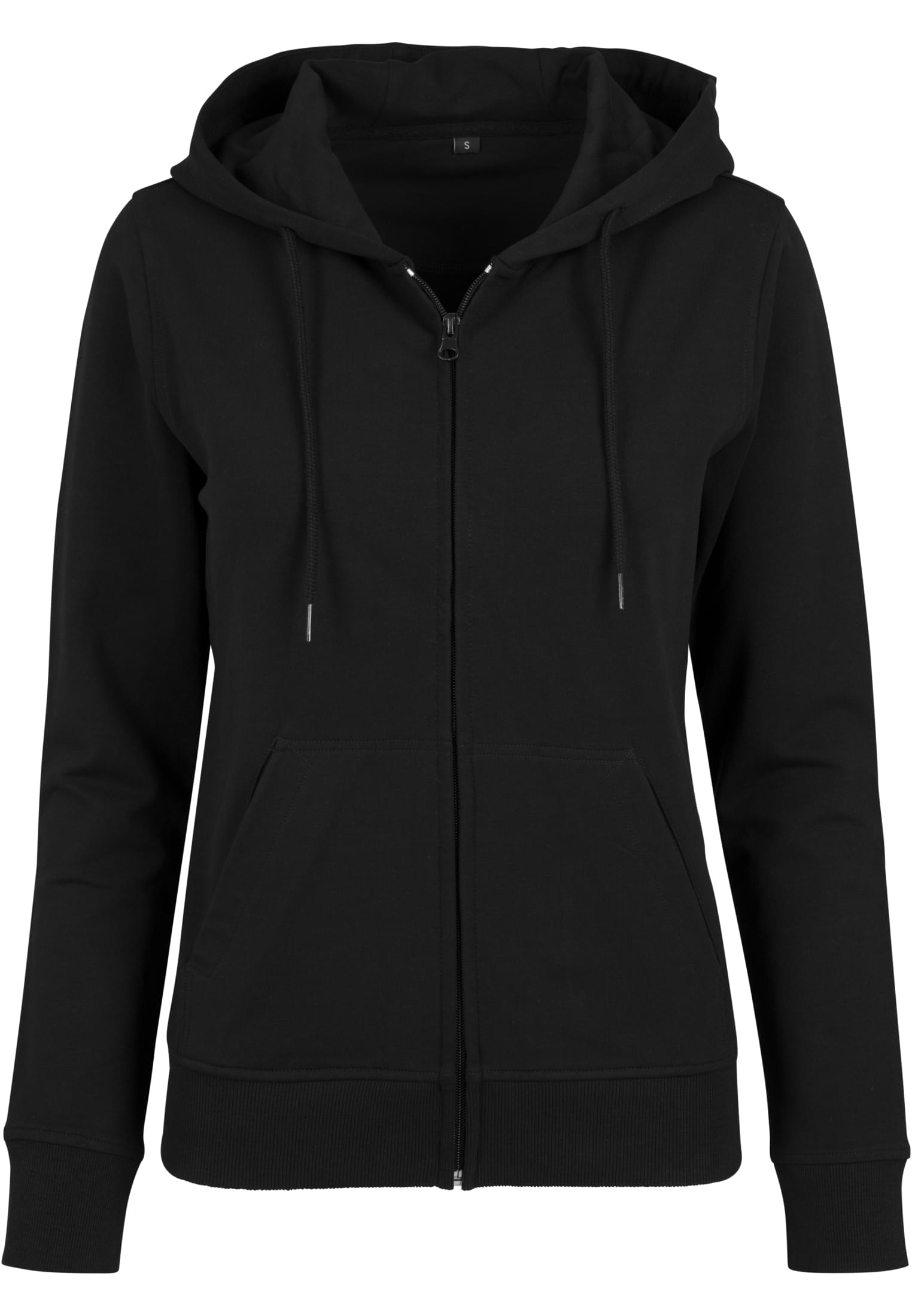 Ladies Terry Zip Hoody black | black