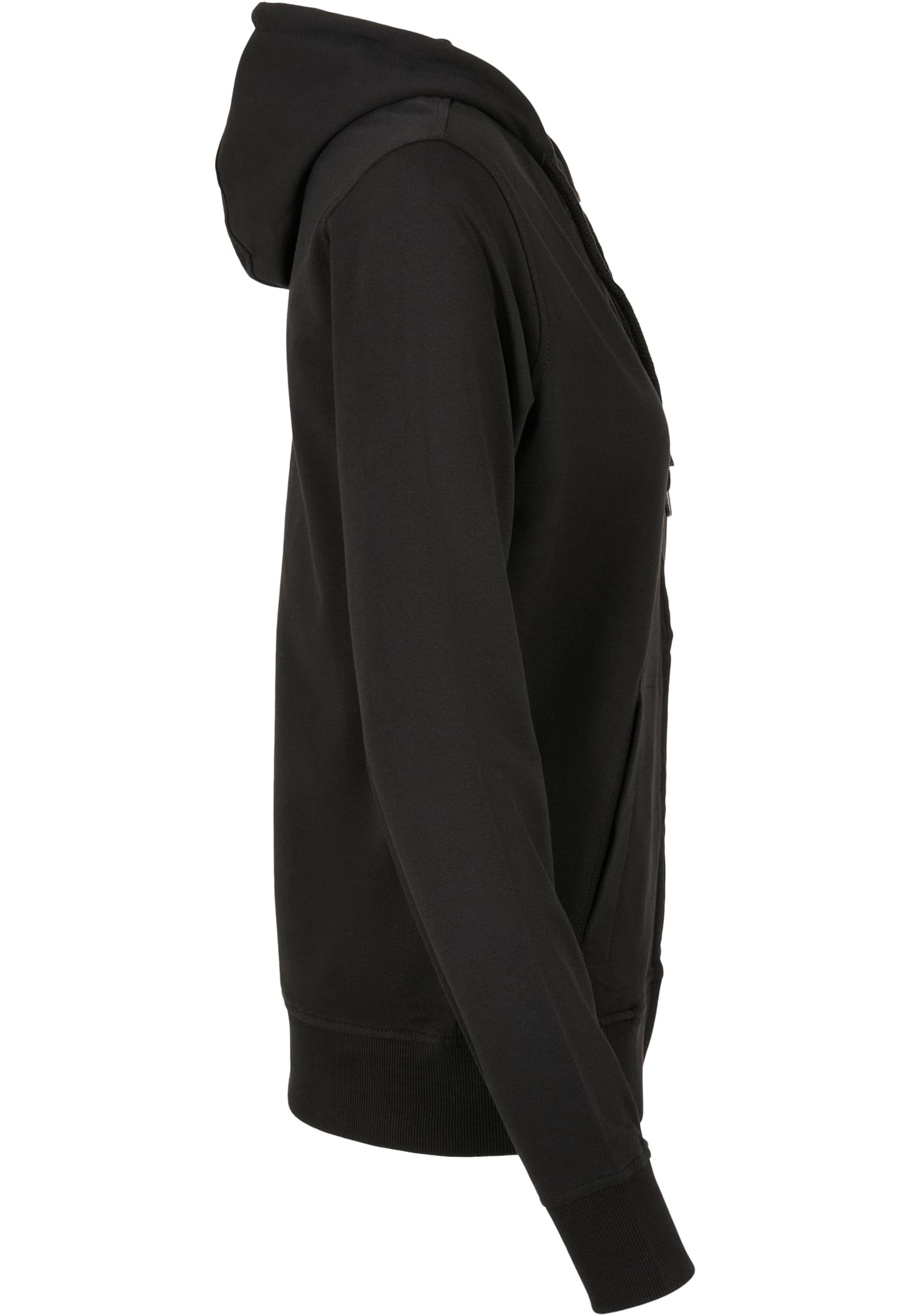 Ladies Terry Zip Hoody black | black