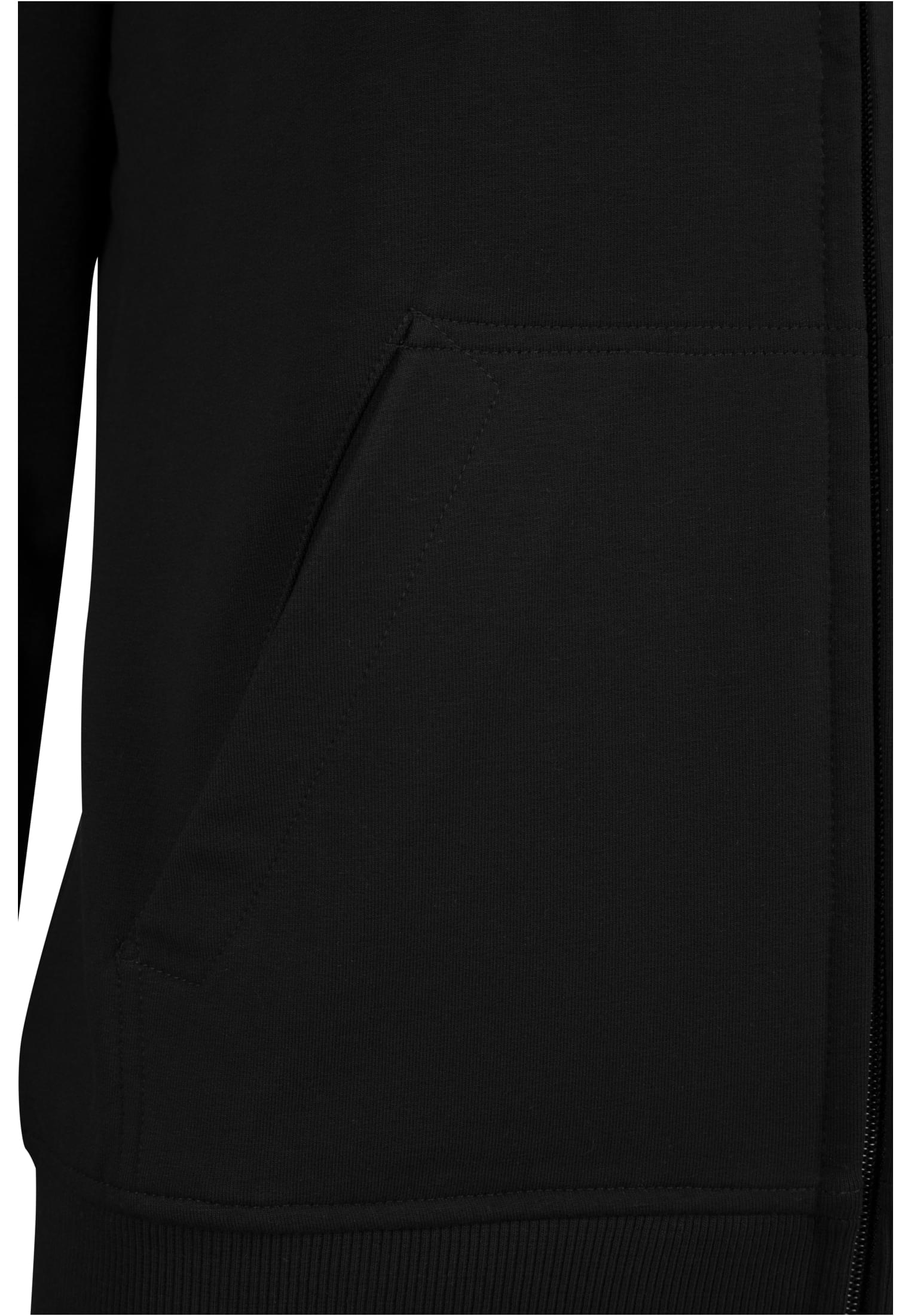 Ladies Terry Zip Hoody black | black