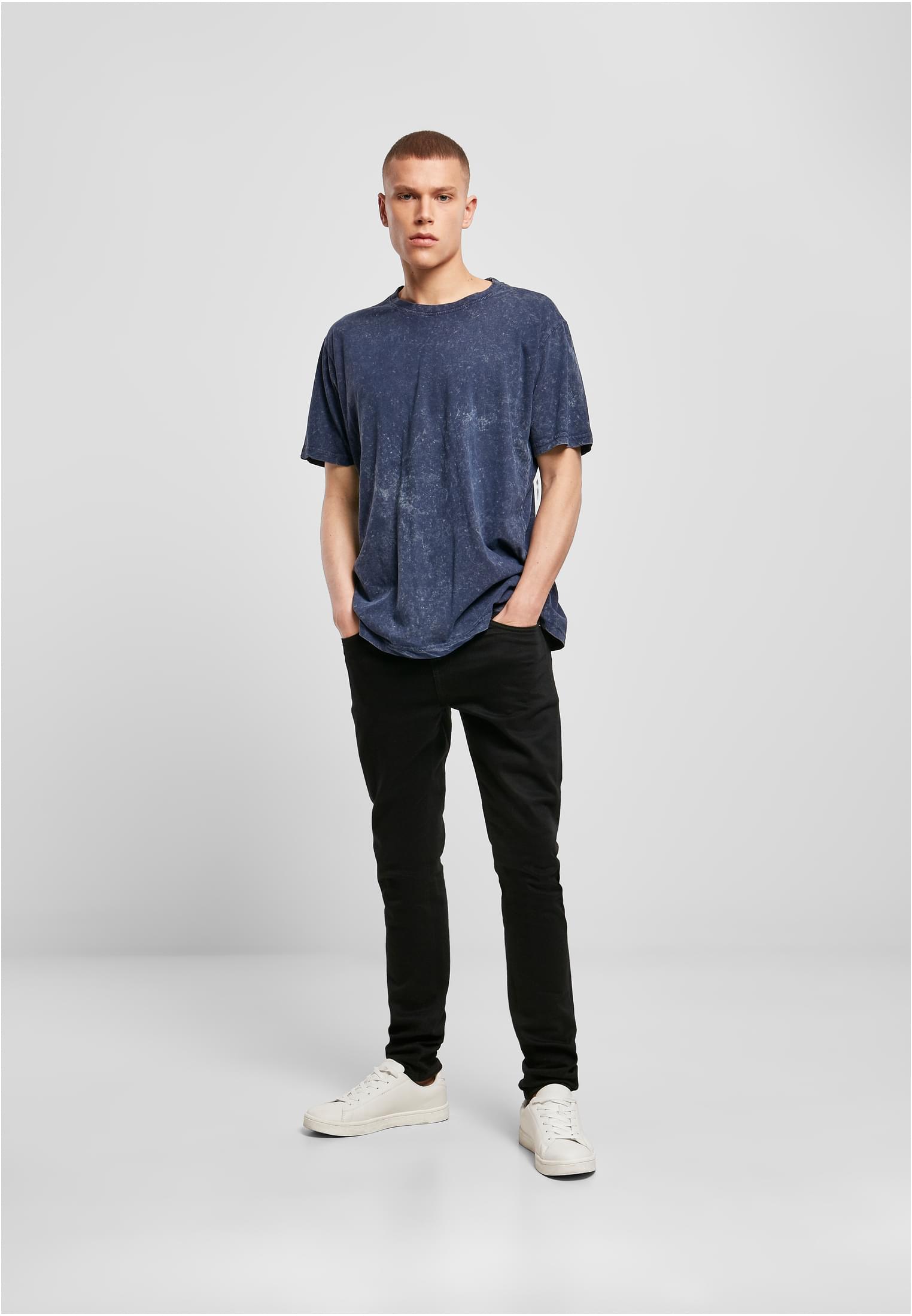 Acid Washed Tee indigo white | indigo white