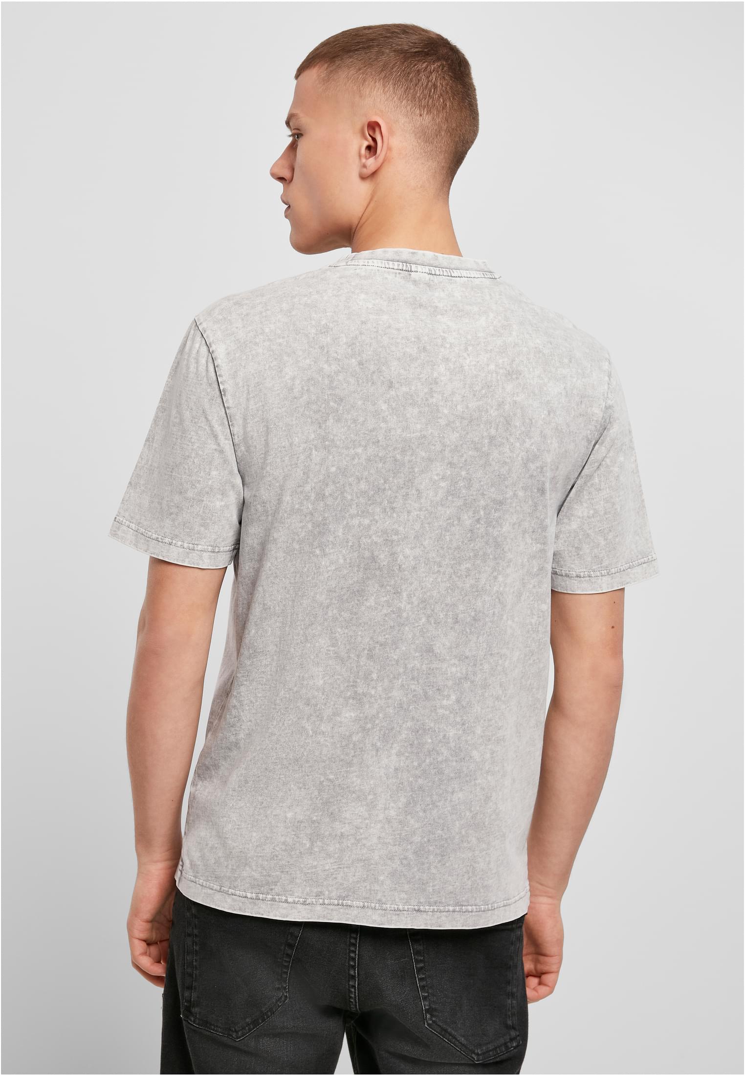 Acid Washed Tee grey black | grey black