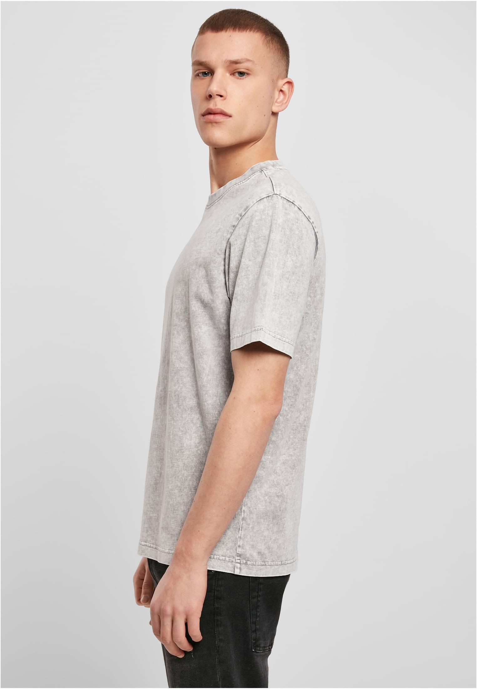 Acid Washed Tee grey black | grey black