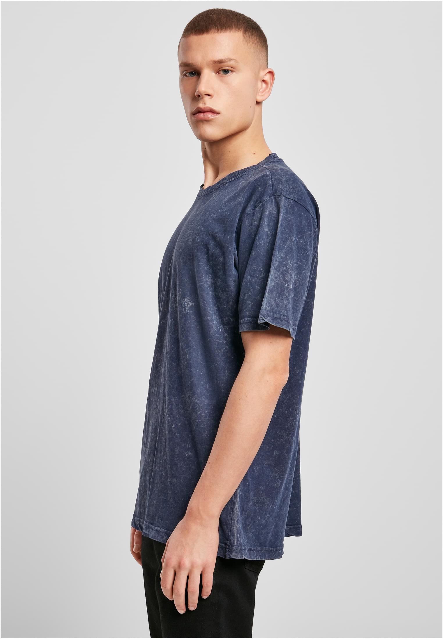 Acid Washed Tee indigo white | indigo white