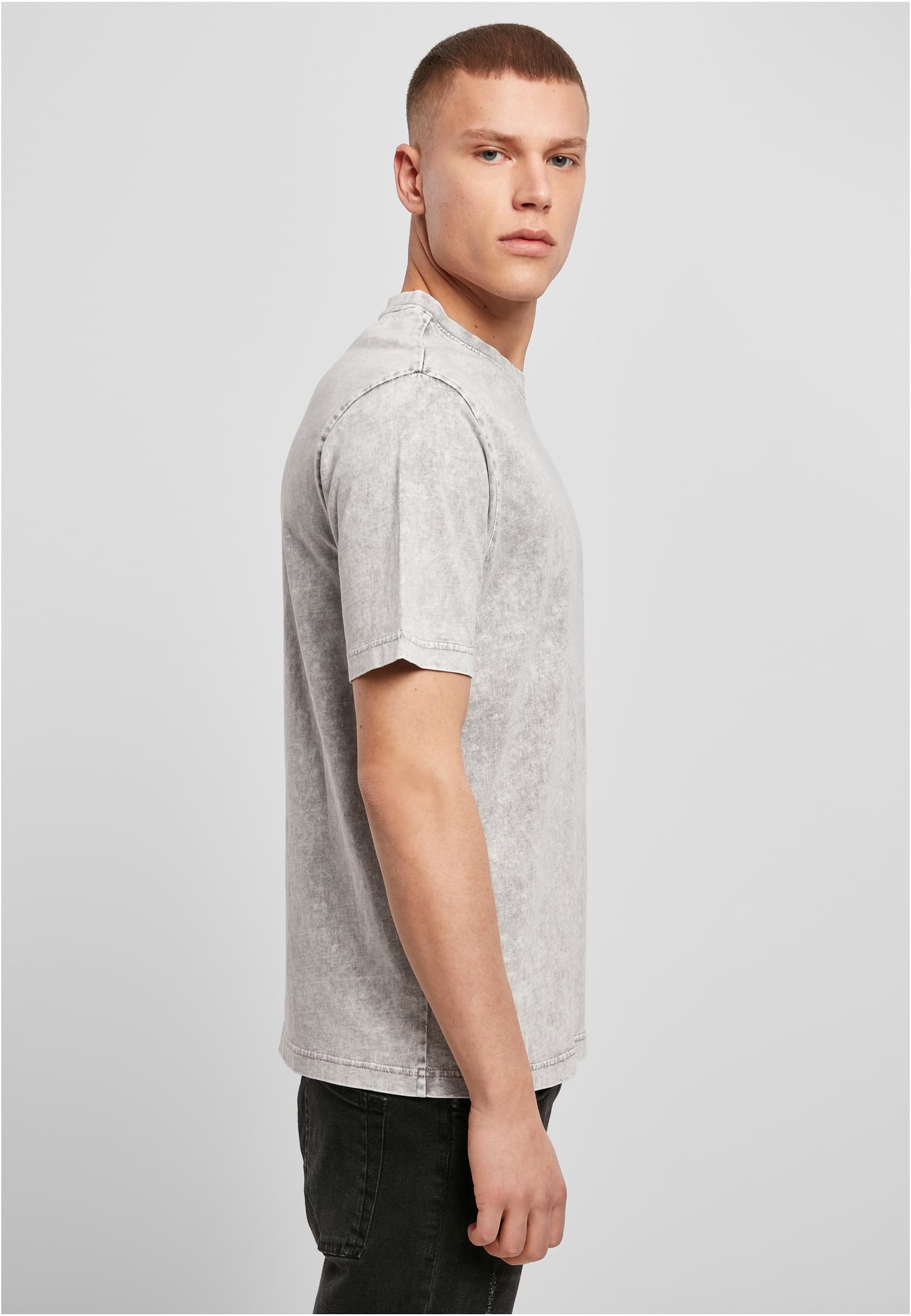 Acid Washed Tee grey black | grey black