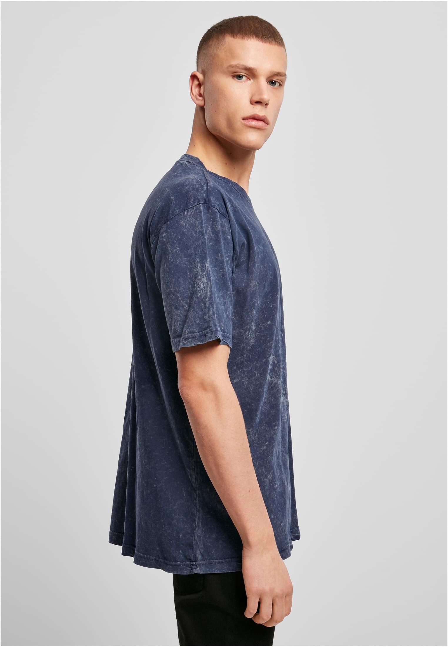 Acid Washed Tee indigo white | indigo white