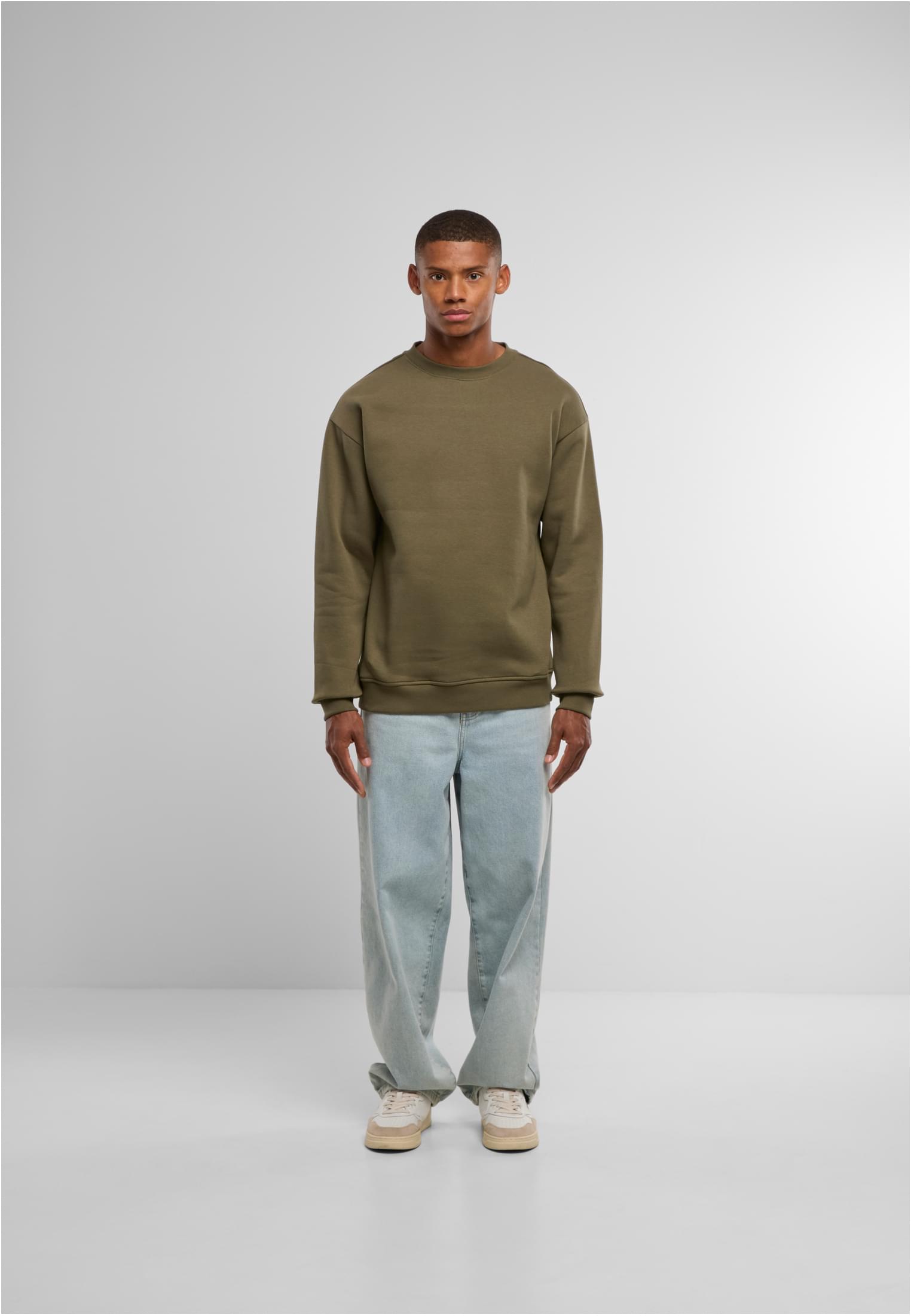 Sweat Crewneck olive | olive