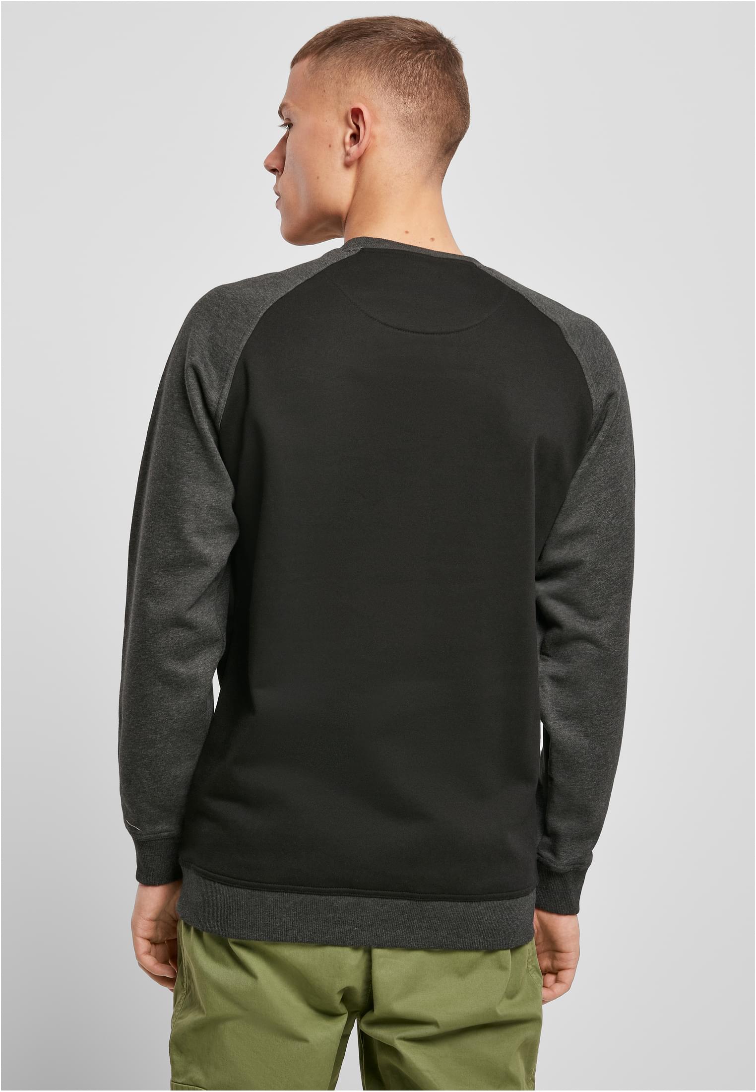 Raglan Crewneck blk/cha | blk/cha