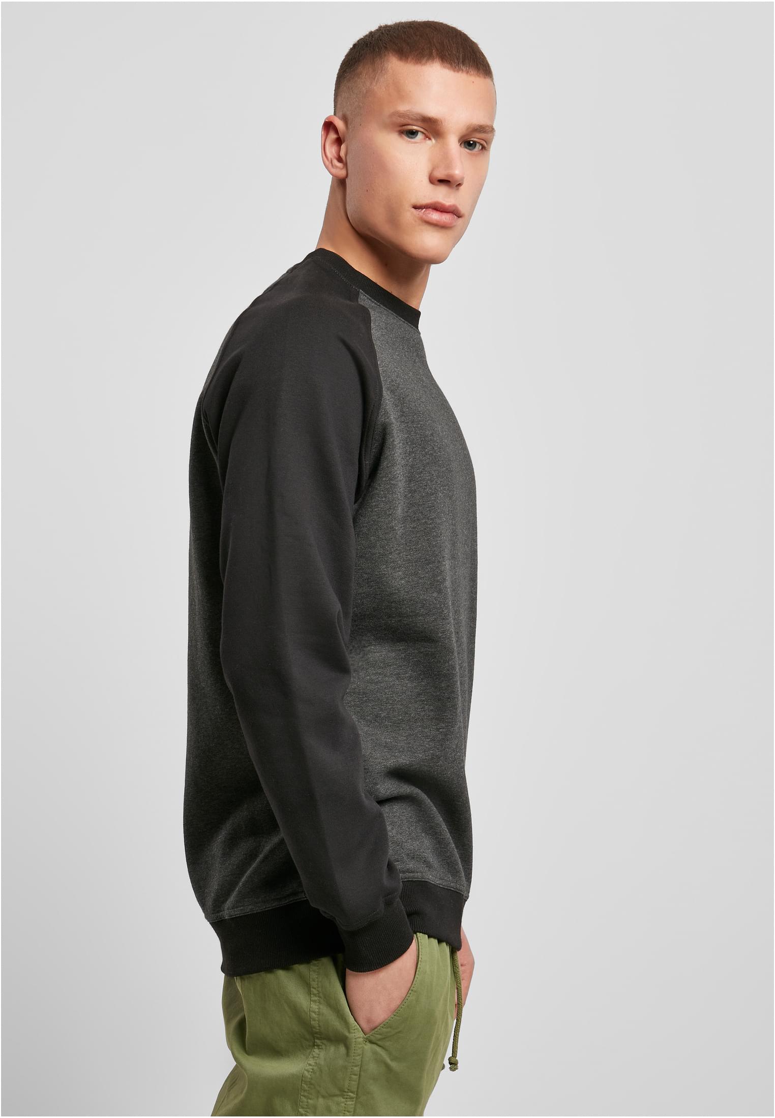 Raglan Crewneck cha/blk | cha/blk