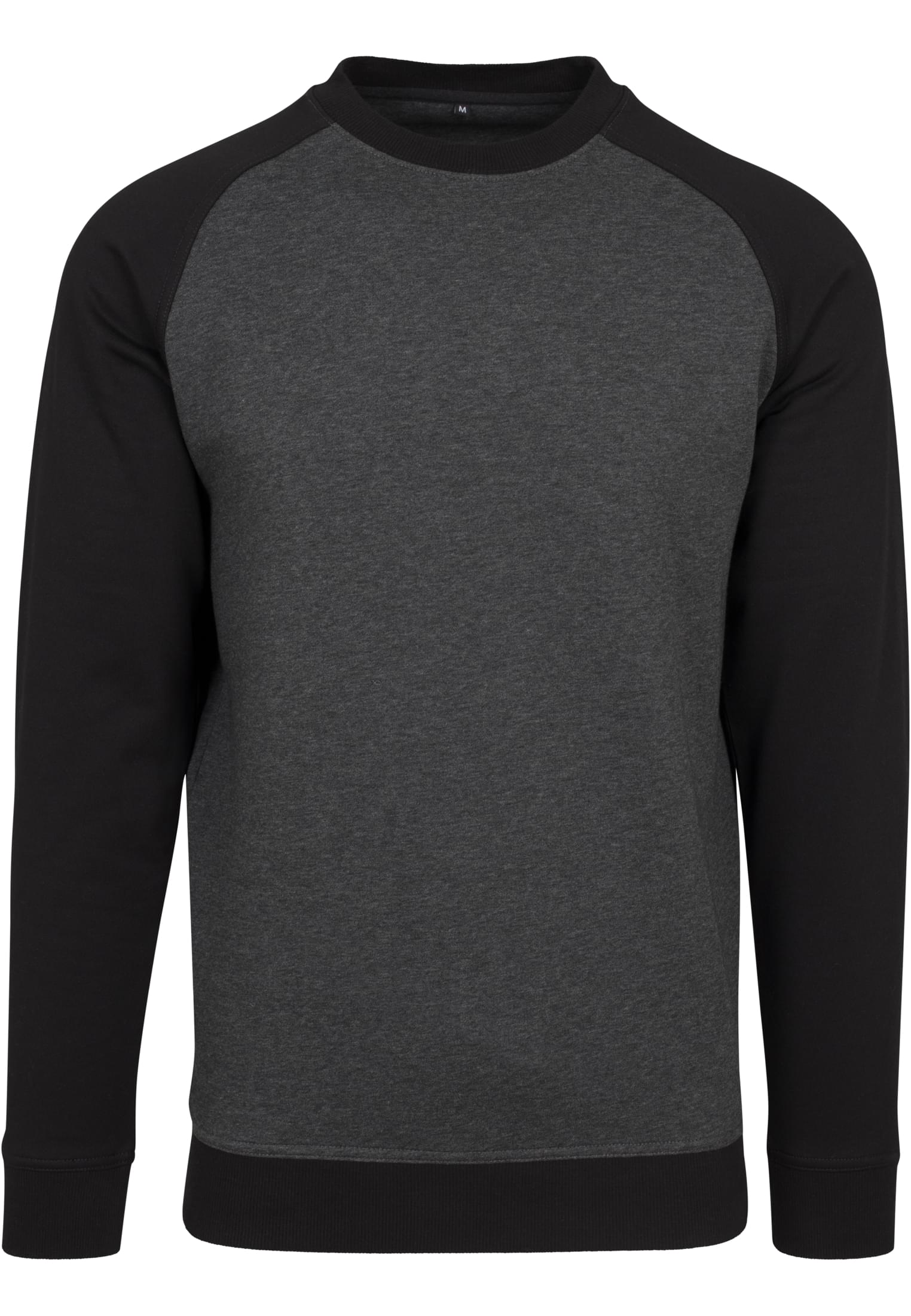 Raglan Crewneck cha/blk | cha/blk