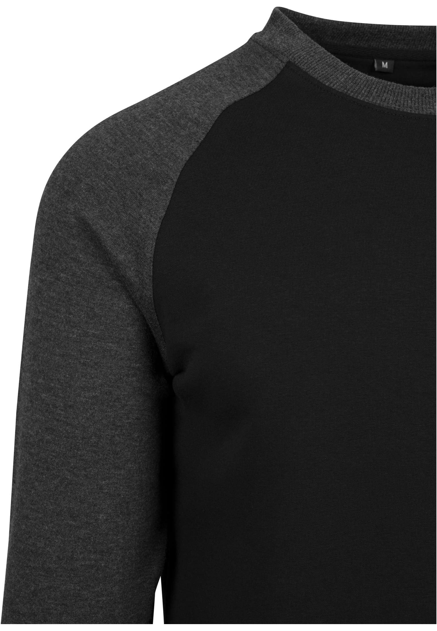 Raglan Crewneck blk/cha | blk/cha