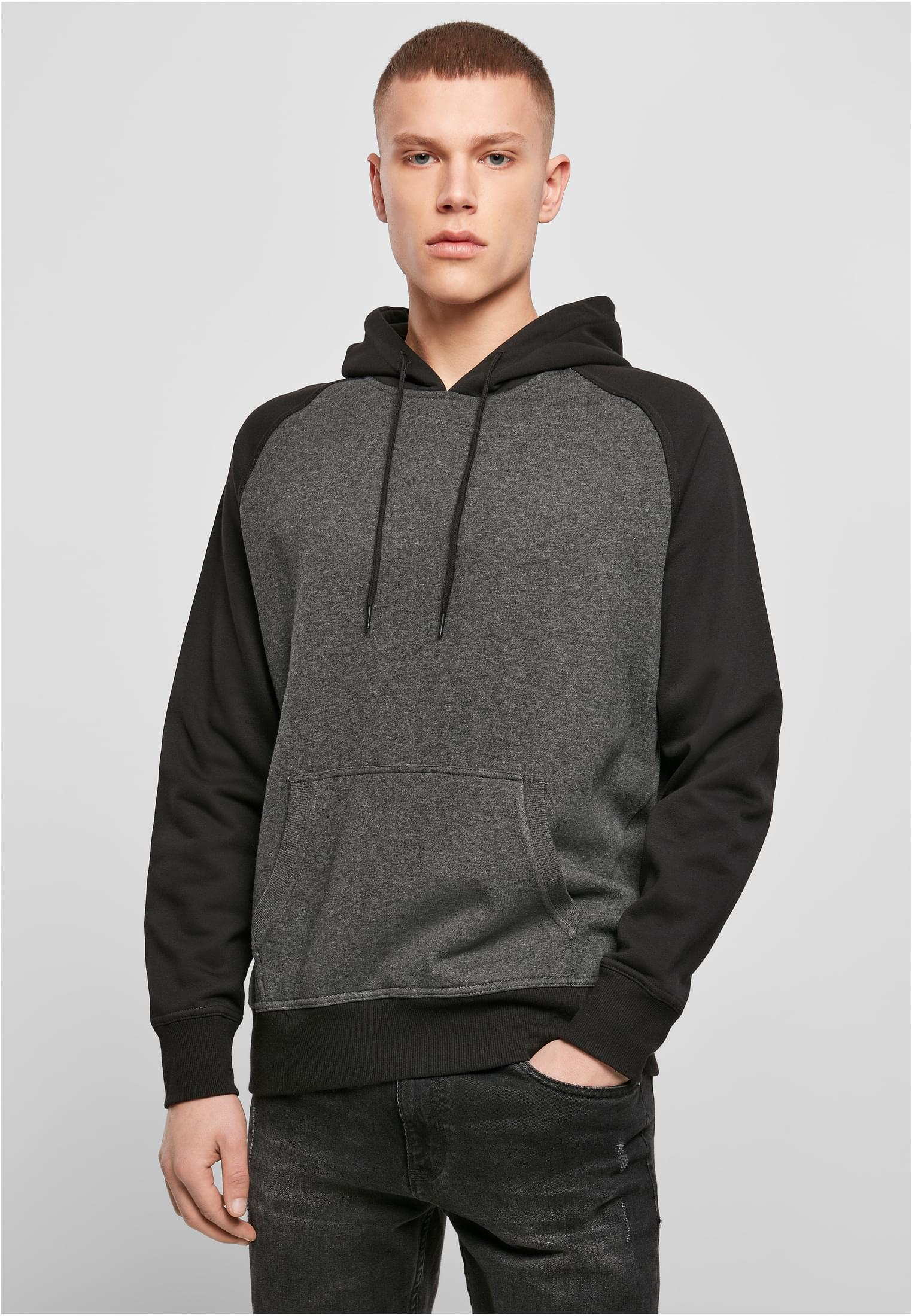 Raglan Hoody cha/blk | cha/blk
