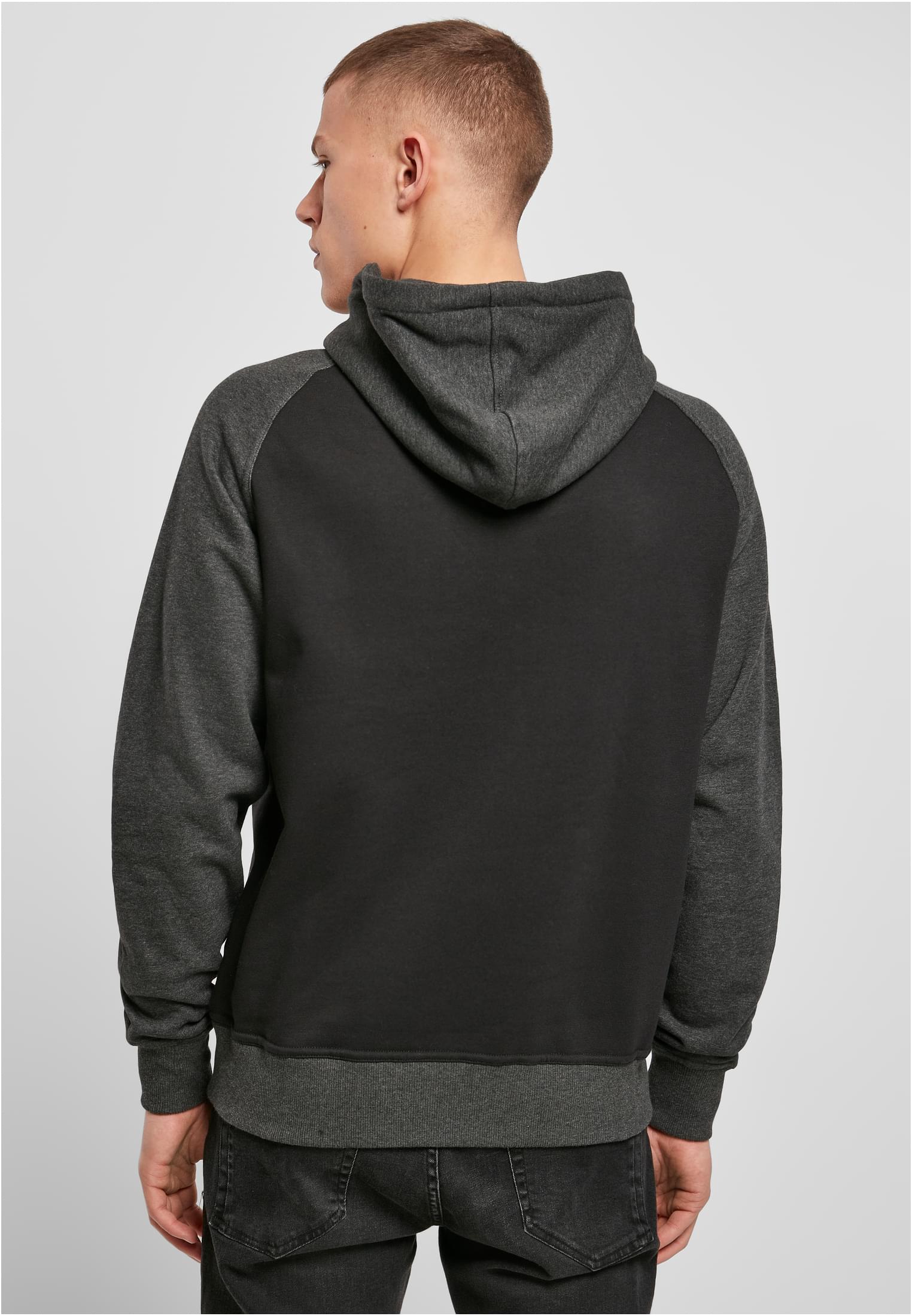 Raglan Hoody blk/cha | blk/cha