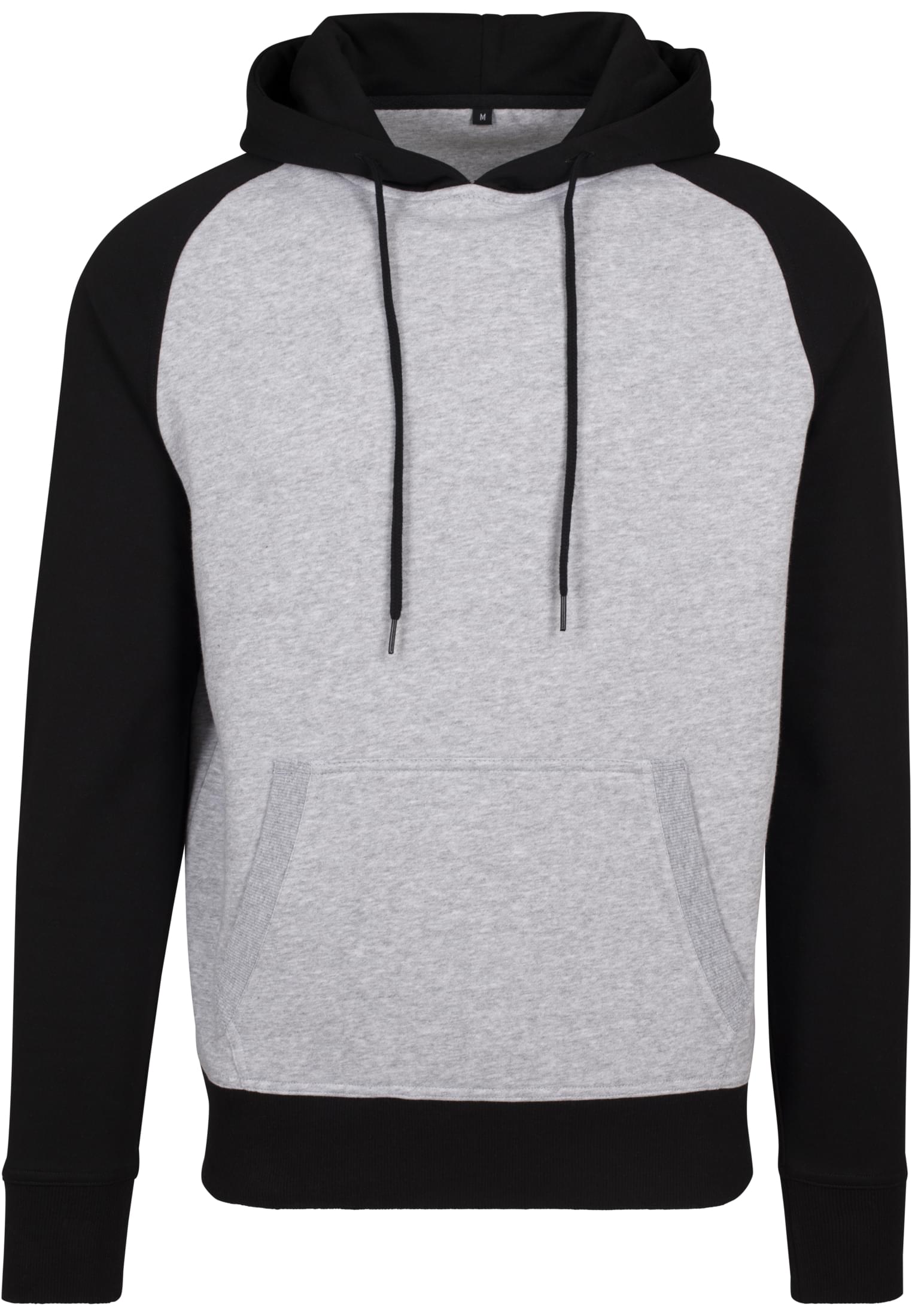 Raglan Hoody h.grey/blk | h.grey/blk