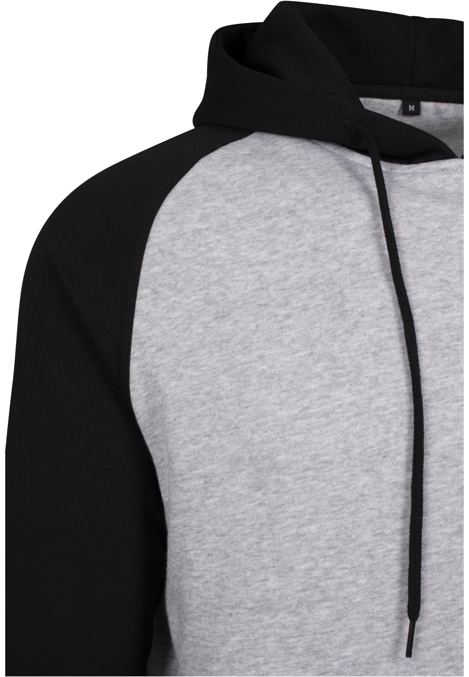 Raglan Hoody h.grey/blk | h.grey/blk