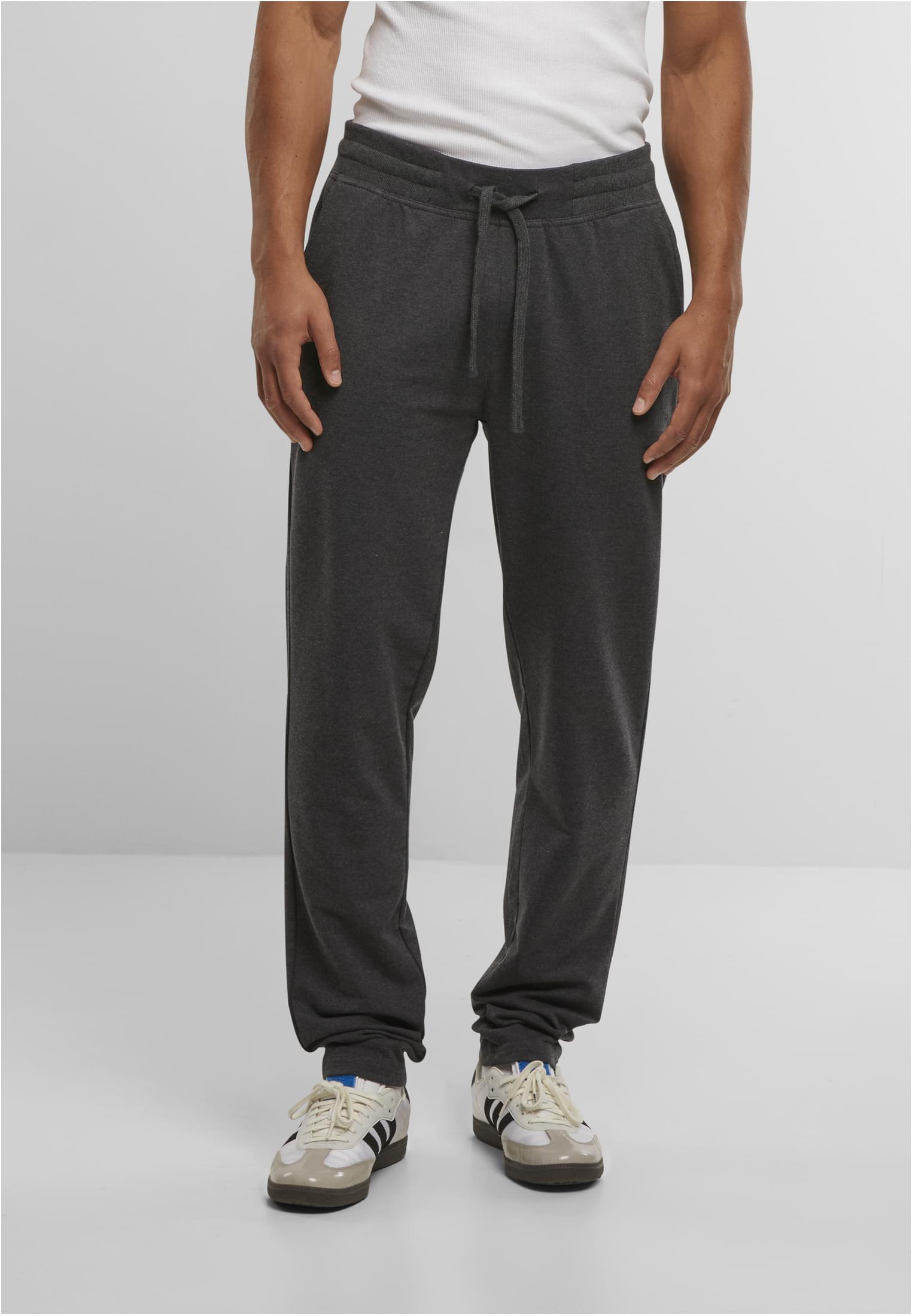 Terry Jogging Long Pants charcoal | charcoal